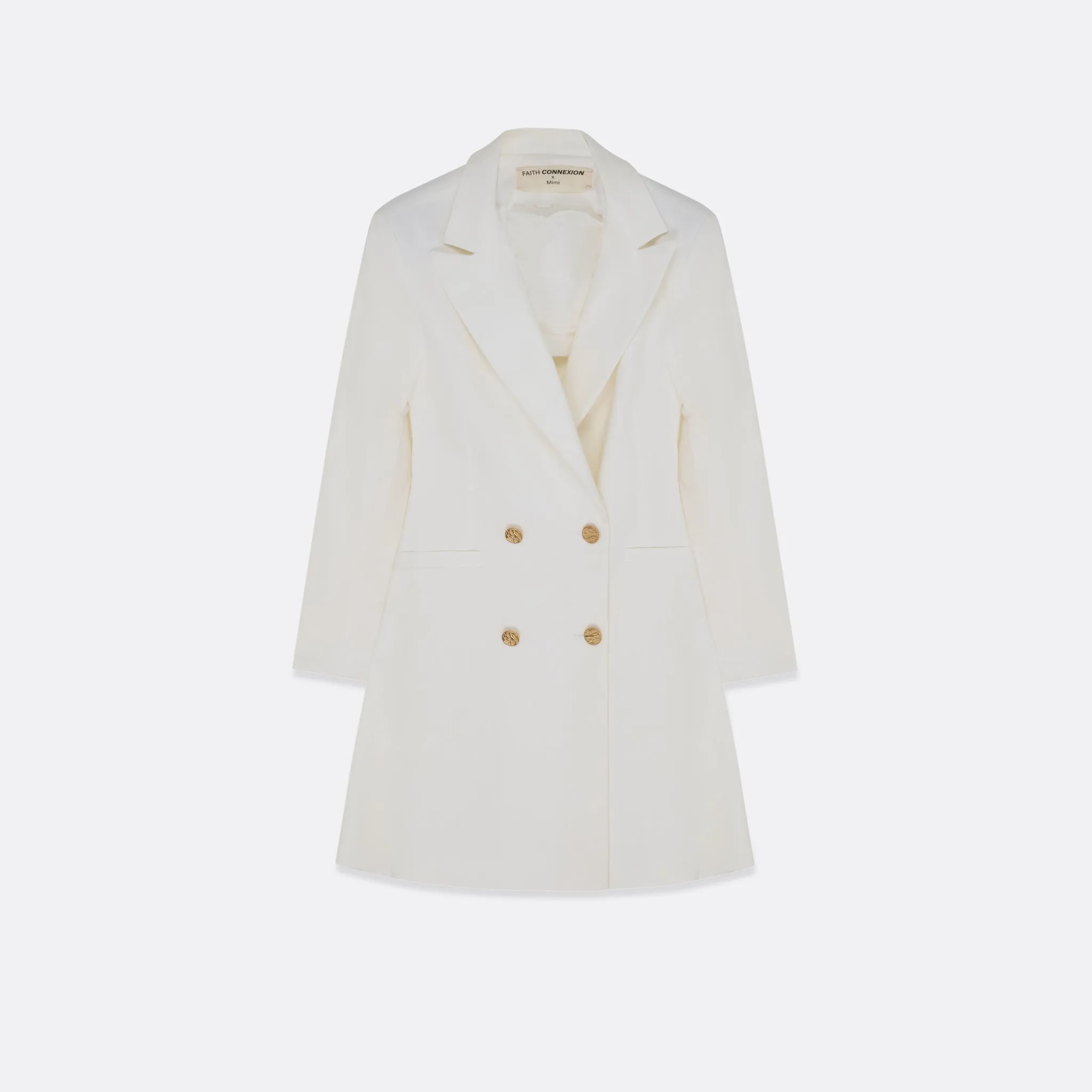 DOUBLE-BREASTED OPEN-BACK DRESS JACKET sold by Faith Connexion