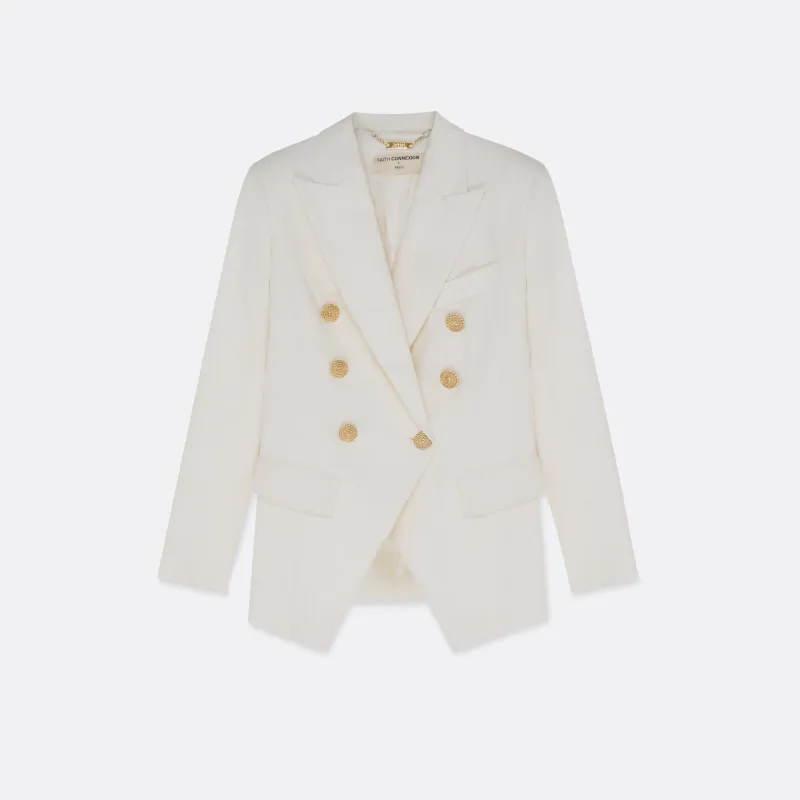 DOUBLE-BREASTED BLAZER WITH GOLD BUTTONS made by Faith Connexion