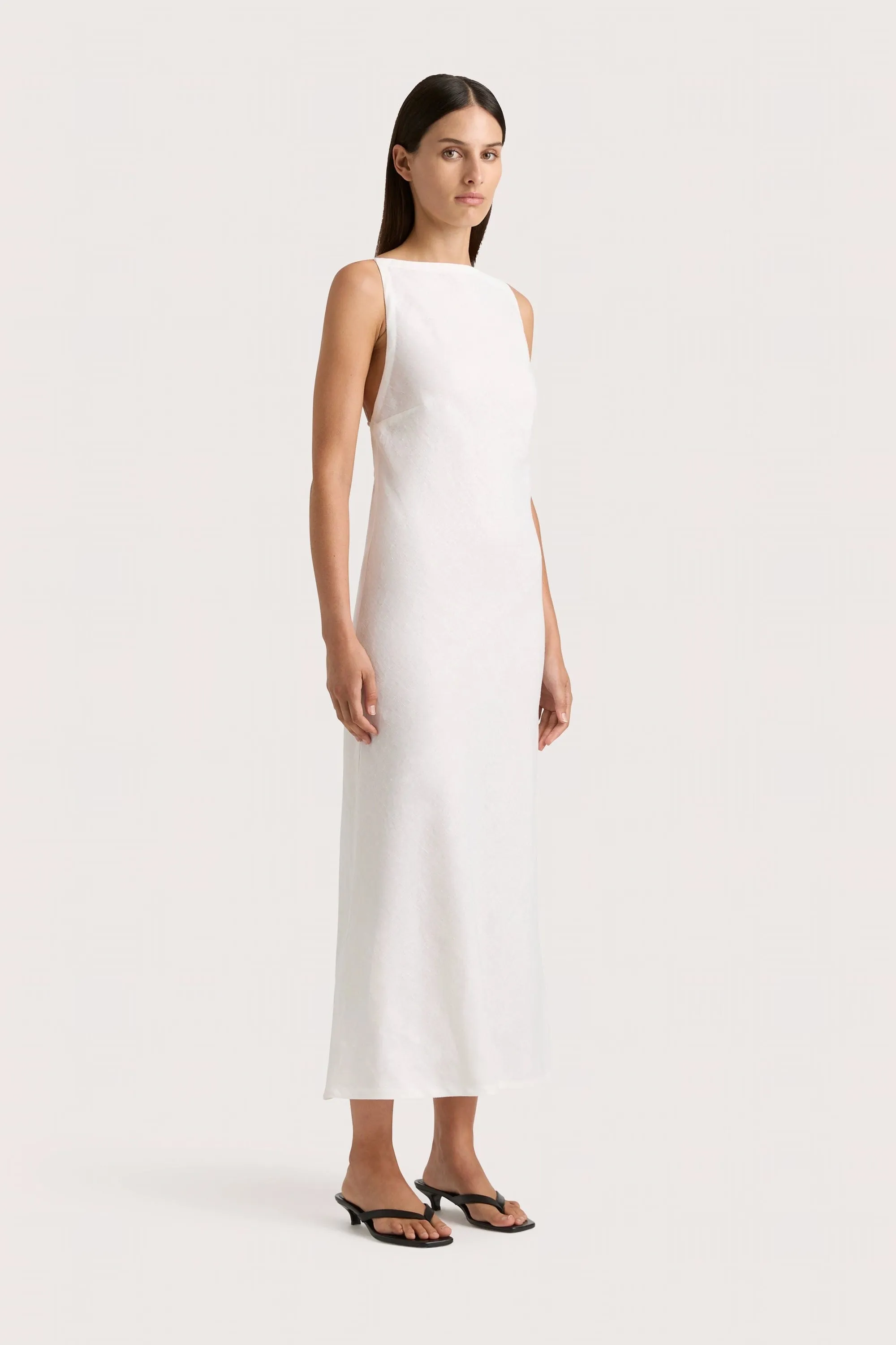 Antibes Midi Dress White - Final Sale sold by Faithfull the Brand product image thumbnail 3