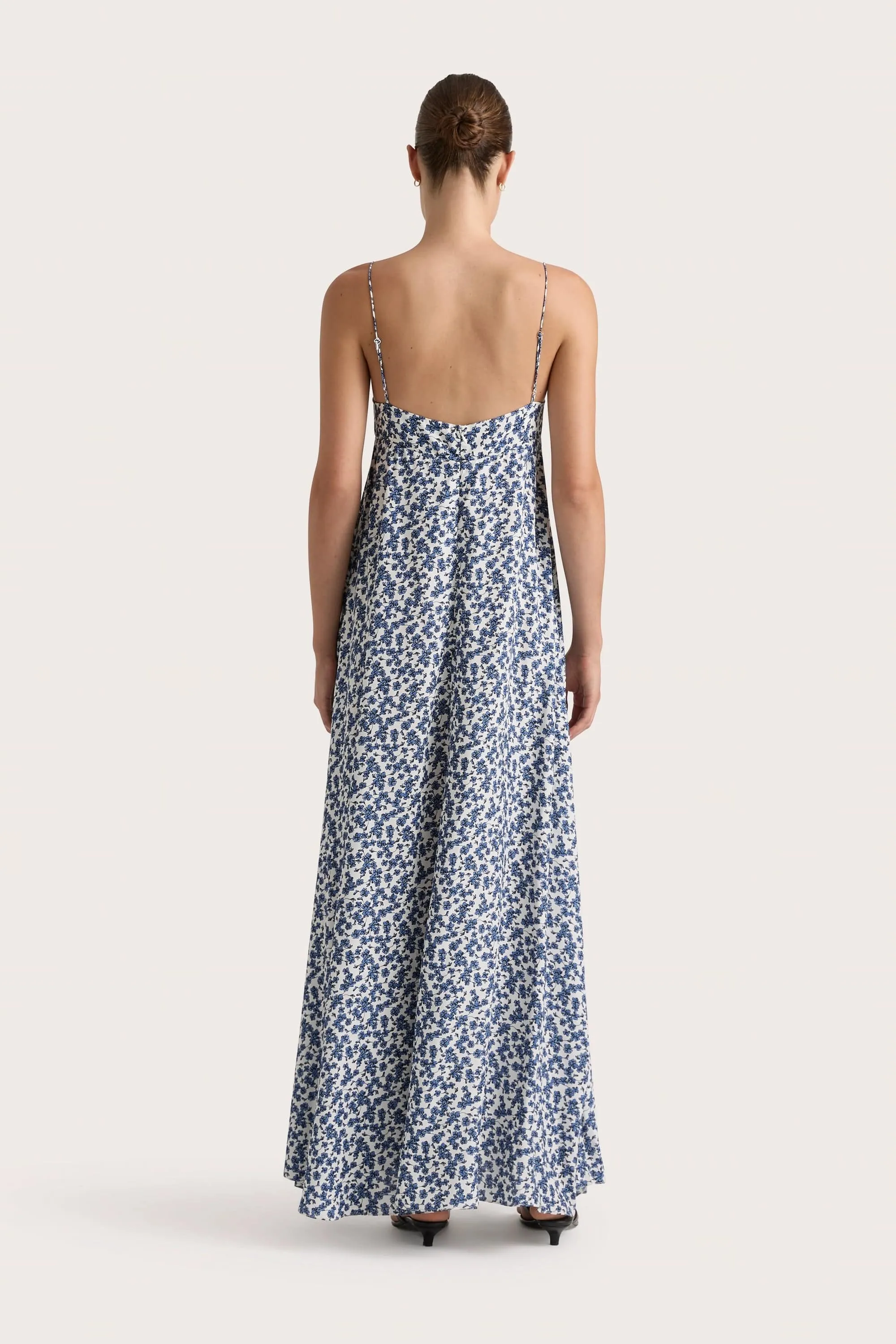 Anessa Maxi Dress Leilani Mid Blue - Final Sale sold by Faithfull the Brand product image thumbnail 4