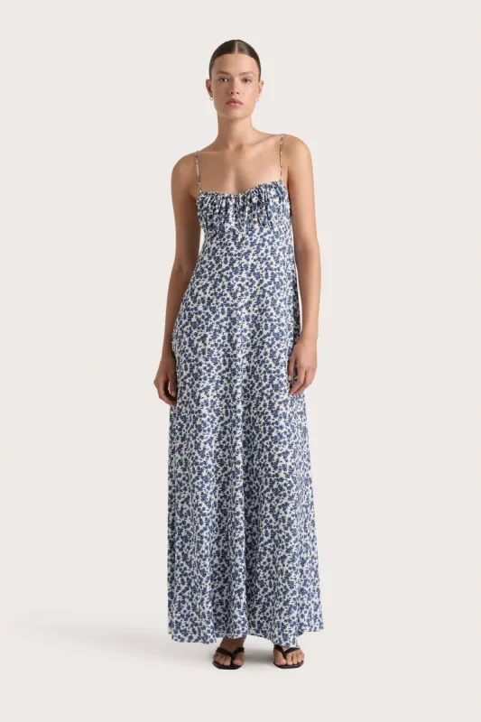 Anessa Maxi Dress Leilani Mid Blue - Final Sale sold by Faithfull the Brand