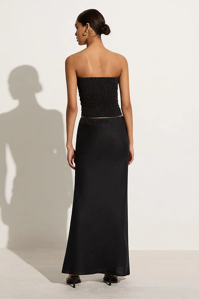 Davina Bias Skirt Black sold by Faithfull the Brand product image thumbnail 5