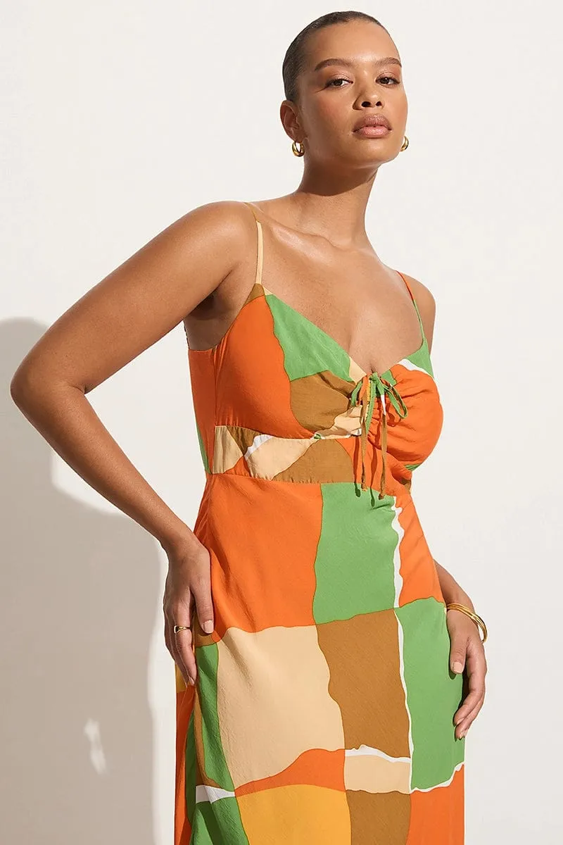 Tempio Midi Dress Costa Smeralda Print - Final Sale sold by Faithfull the Brand product image thumbnail 3