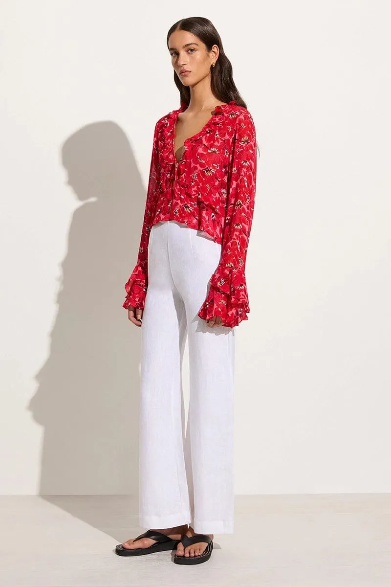 Montenegro Top El Limon Floral Pink sold by Faithfull the Brand product image thumbnail 4