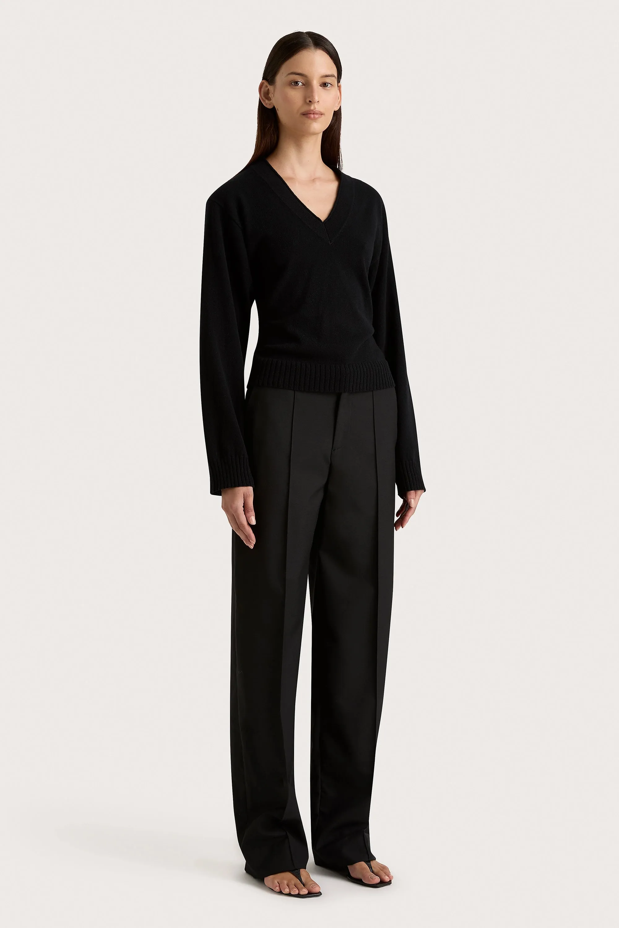 Frederikke Cashmere Sweater Black - Final Sale sold by Faithfull the Brand product image thumbnail 3