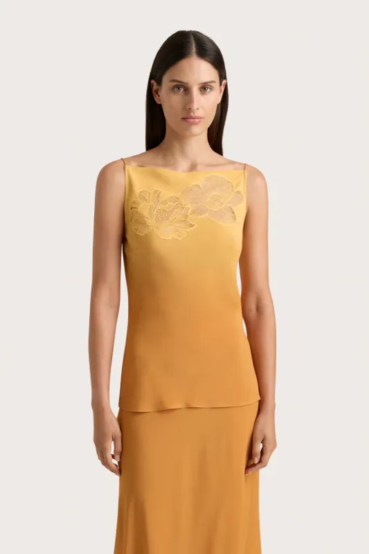 Biarritz Top Terracotta Ombre - Final Sale sold by Faithfull the Brand