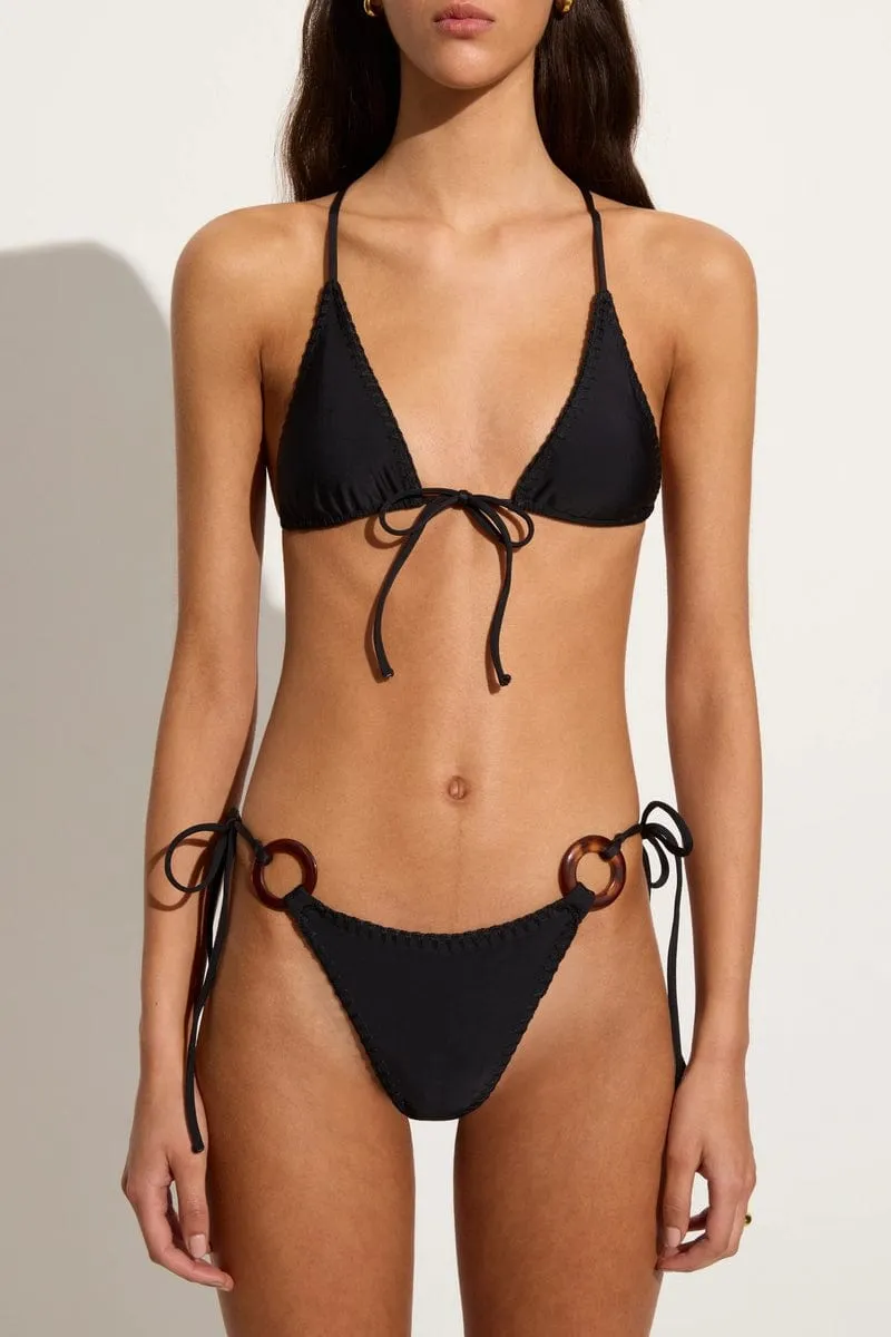 Alani Bikini Top Black sold by Faithfull the Brand product image thumbnail 3
