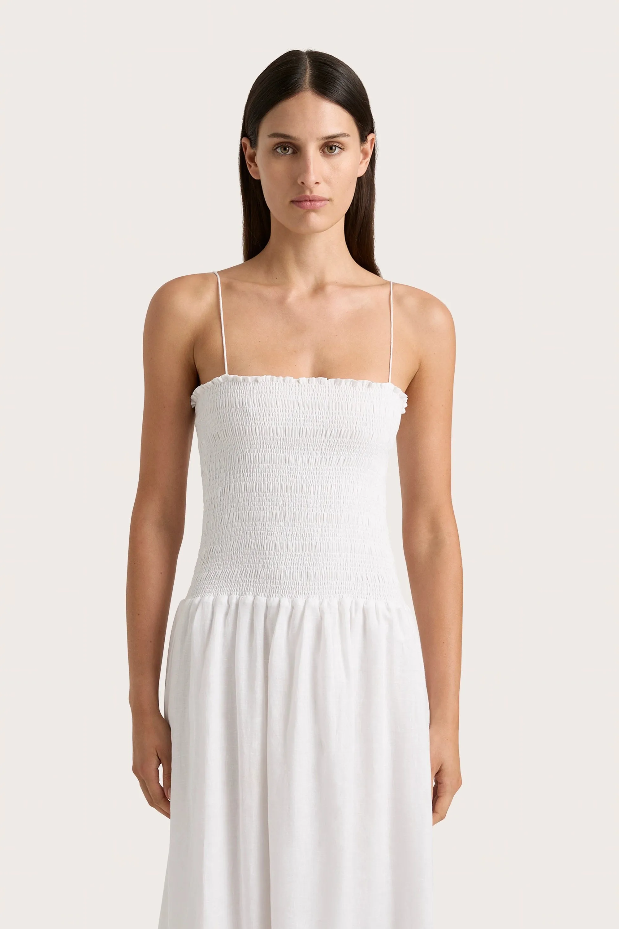 Geriba Midi Dress White - Final Sale sold by Faithfull the Brand product image thumbnail 2