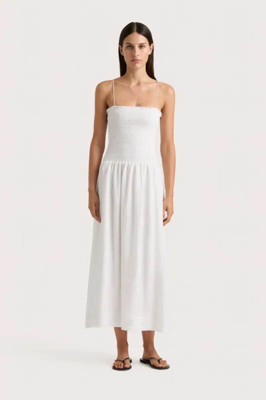 Geriba Midi Dress White - Final Sale sold by Faithfull the Brand