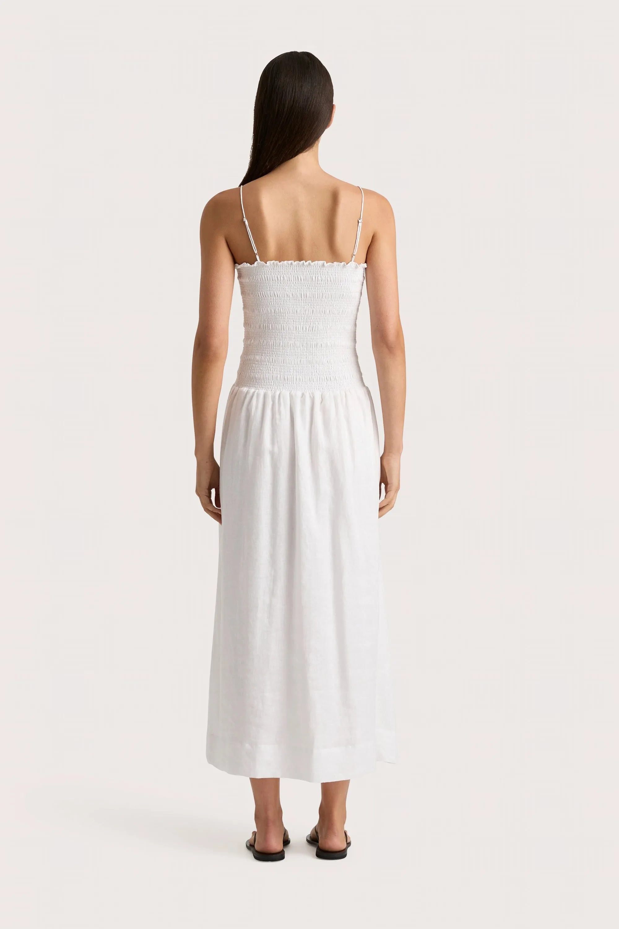 Geriba Midi Dress White - Final Sale sold by Faithfull the Brand product image thumbnail 3