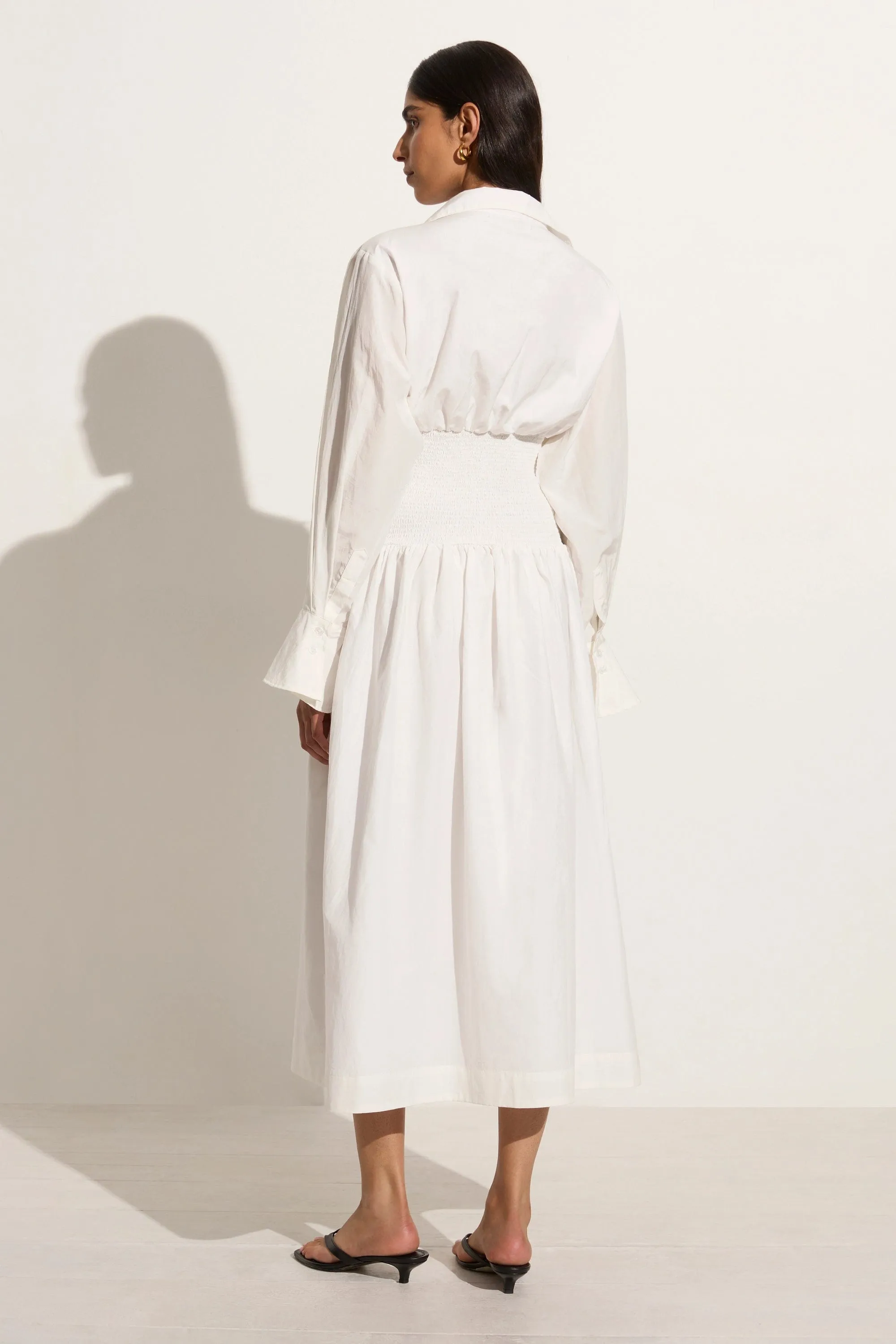 Cervo Midi Dress White - Final Sale sold by Faithfull the Brand product image thumbnail 3
