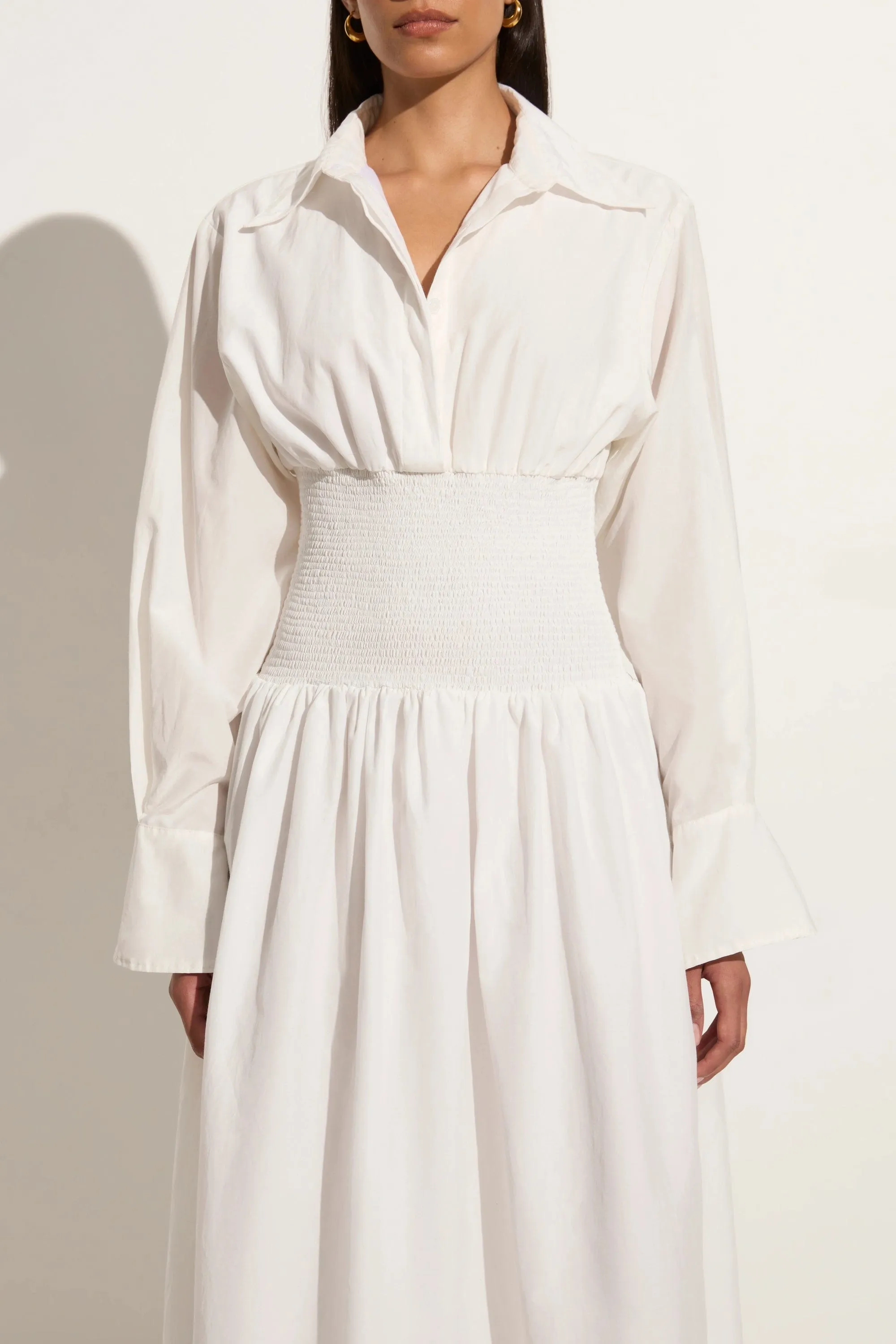 Cervo Midi Dress White - Final Sale sold by Faithfull the Brand product image thumbnail 4