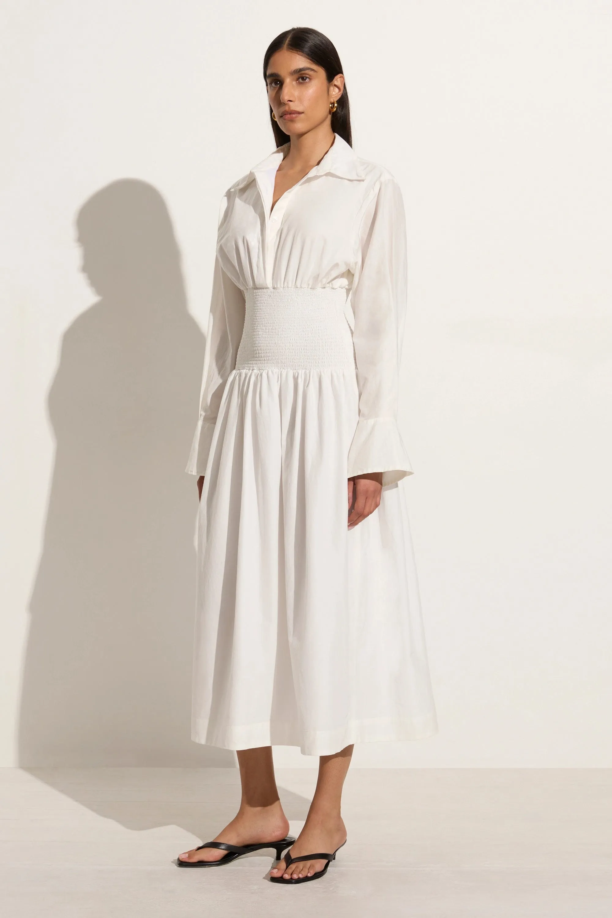 Cervo Midi Dress White - Final Sale sold by Faithfull the Brand product image thumbnail 2