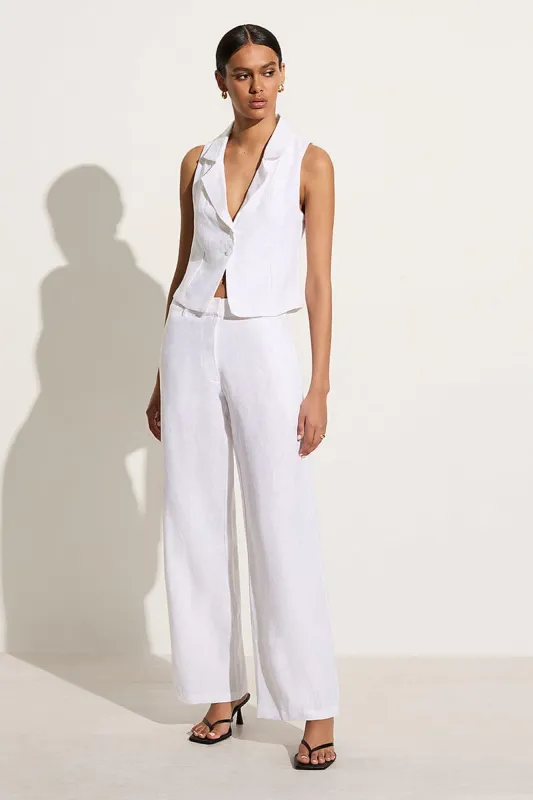 Rossio Pant White sold by Faithfull the Brand