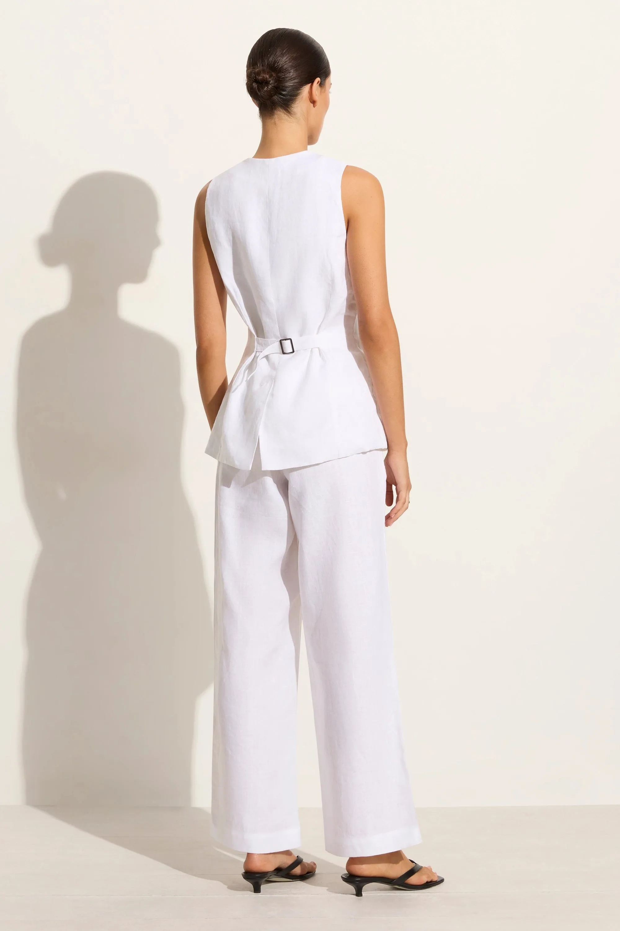 Domenico Vest White - Final Sale sold by Faithfull the Brand product image thumbnail 5