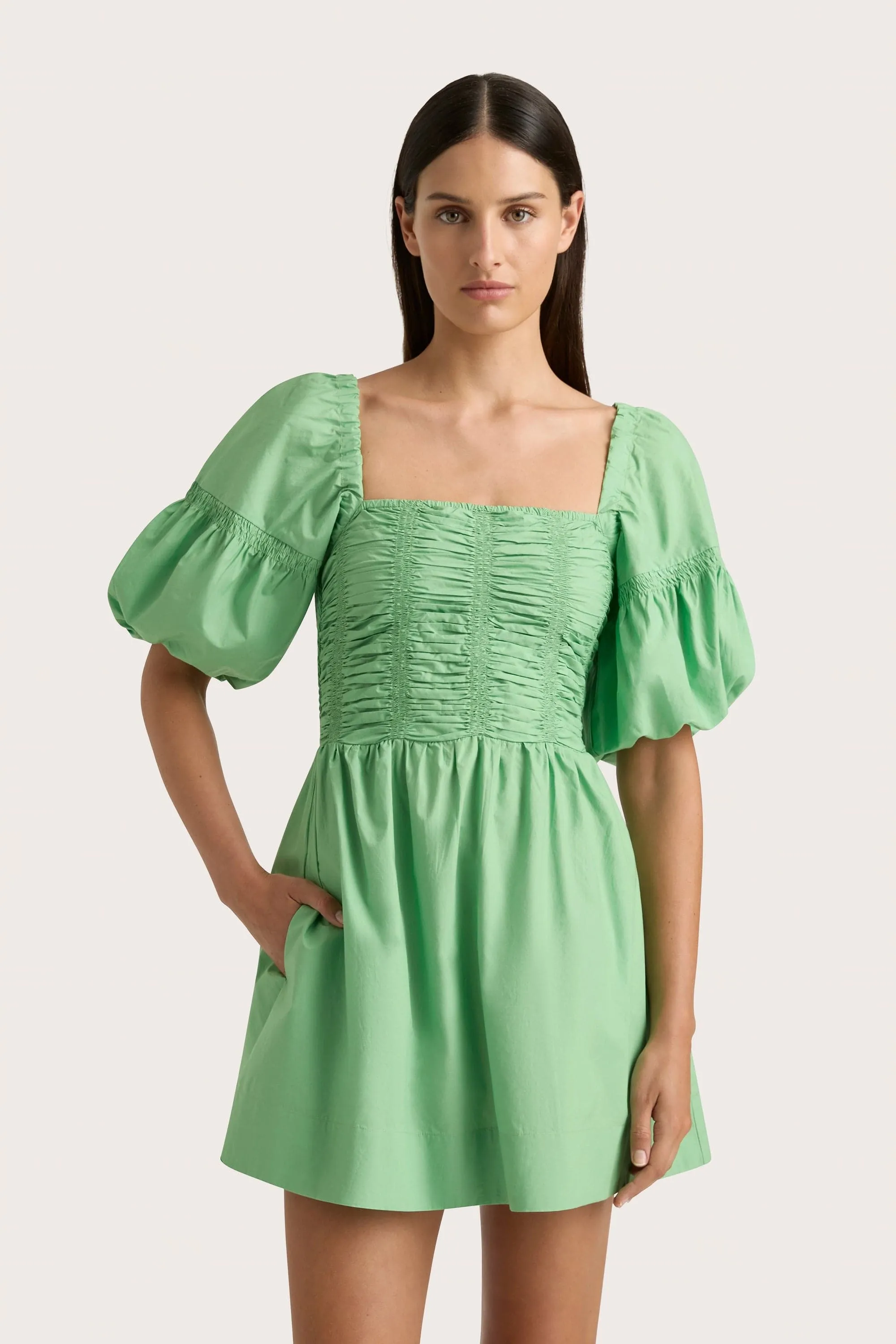 Belladonna Mini Dress Apple - Final Sale sold by Faithfull the Brand product image thumbnail 2