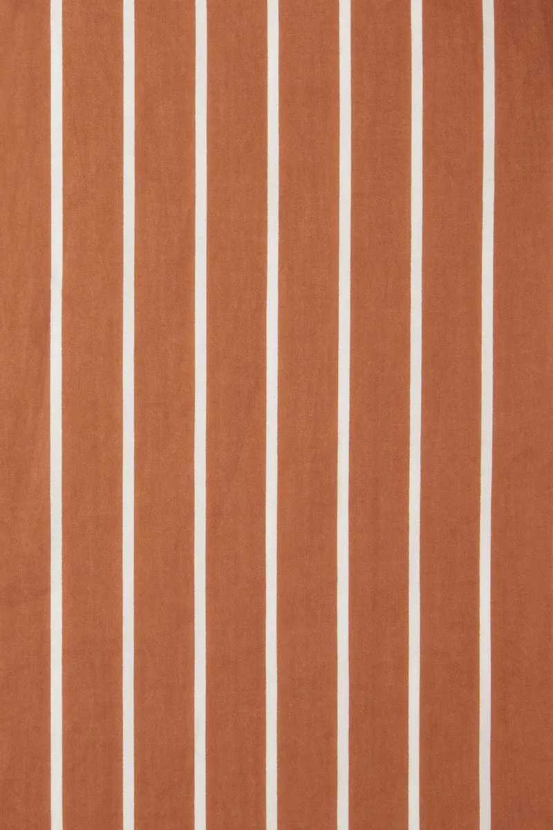 Paloma Mini Dress Adia Stripe Print Hazelnut - Final Sale sold by Faithfull the Brand product image thumbnail 5