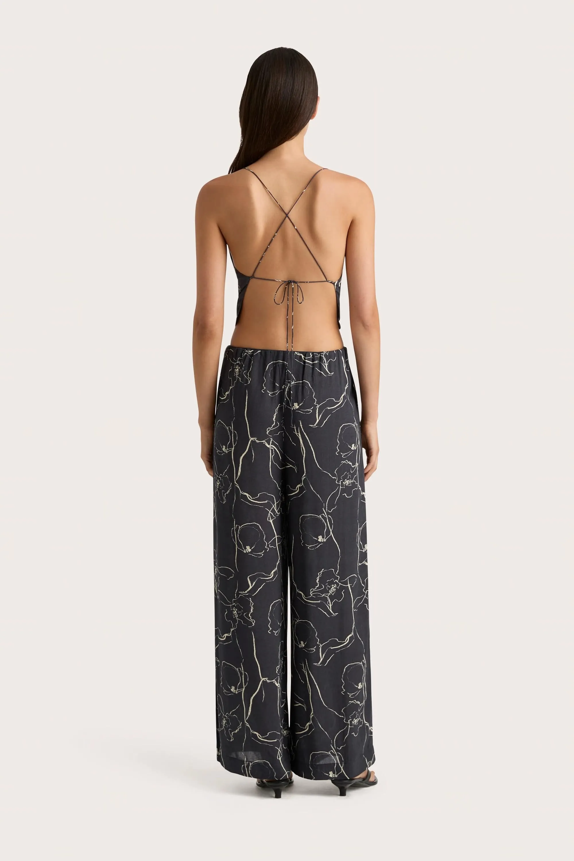Aurelie Pant Calla Charred Navy - Final Sale sold by Faithfull the Brand product image thumbnail 4