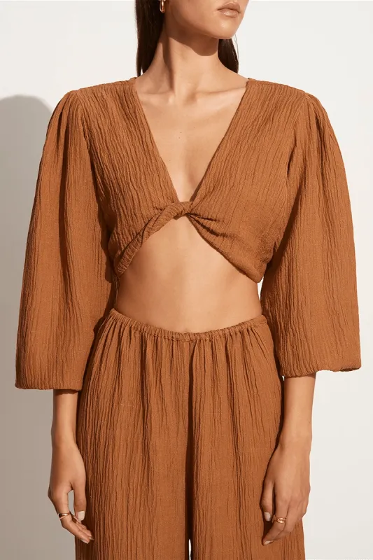 Palmera Top Caramel - Final Sale sold by Faithfull the Brand
