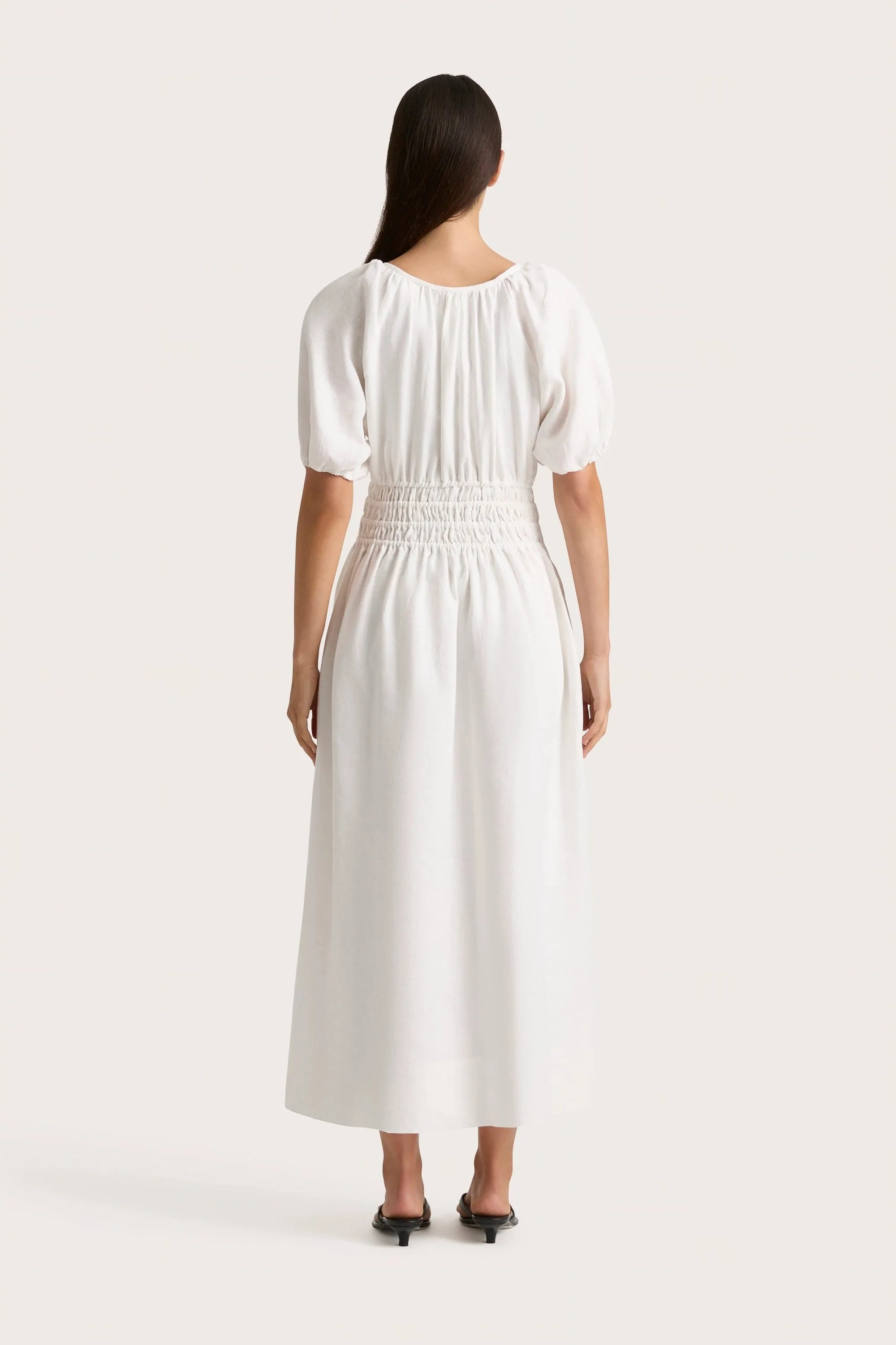 Geriba Maxi Dress White - Final Sale sold by Faithfull the Brand product image thumbnail 3