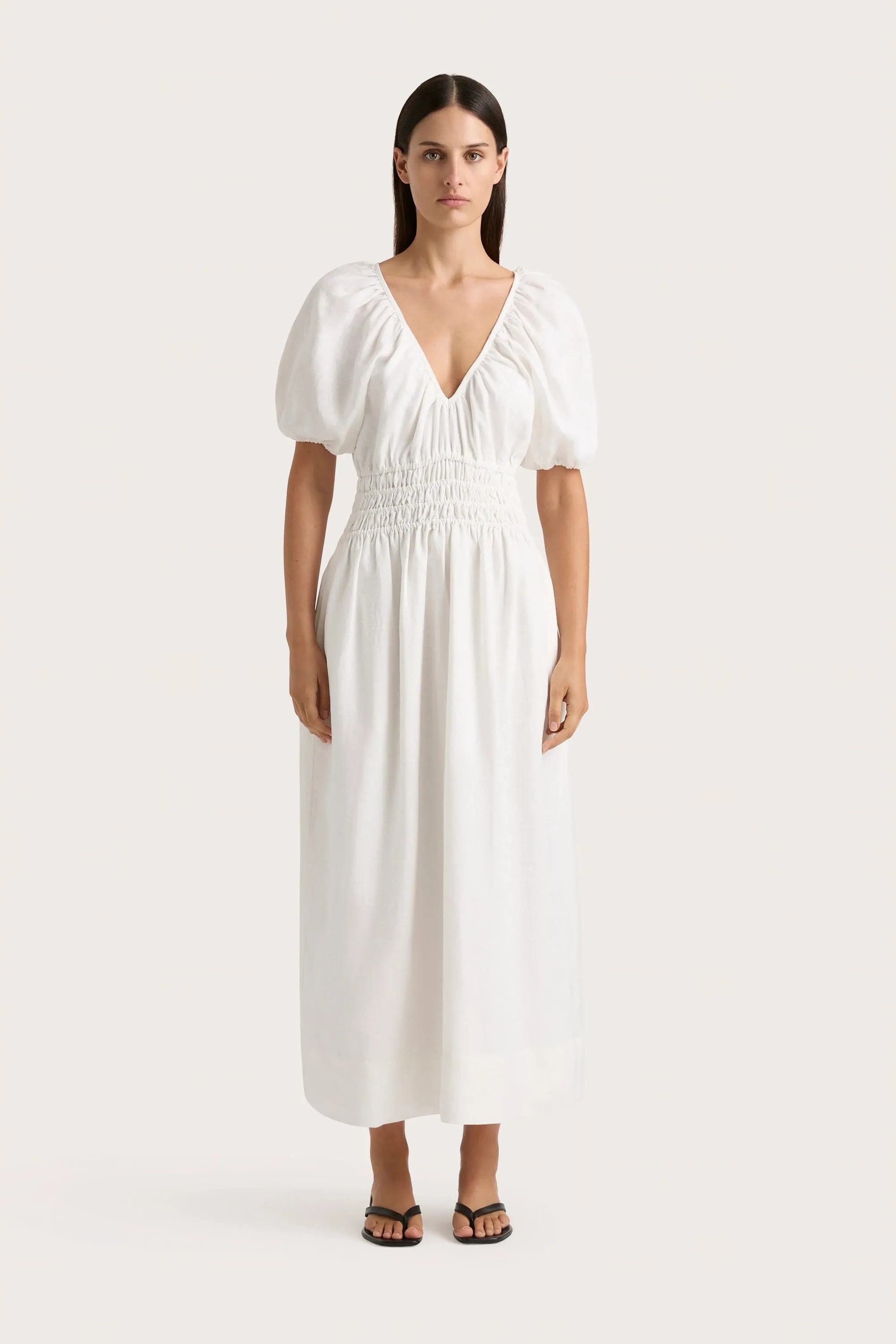 Geriba Maxi Dress White - Final Sale sold by Faithfull the Brand
