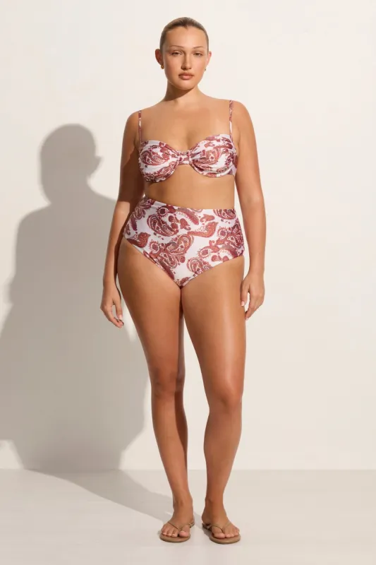 Reyes Bikini Bottoms Alessia Paisley - Final Sale sold by Faithfull the Brand
