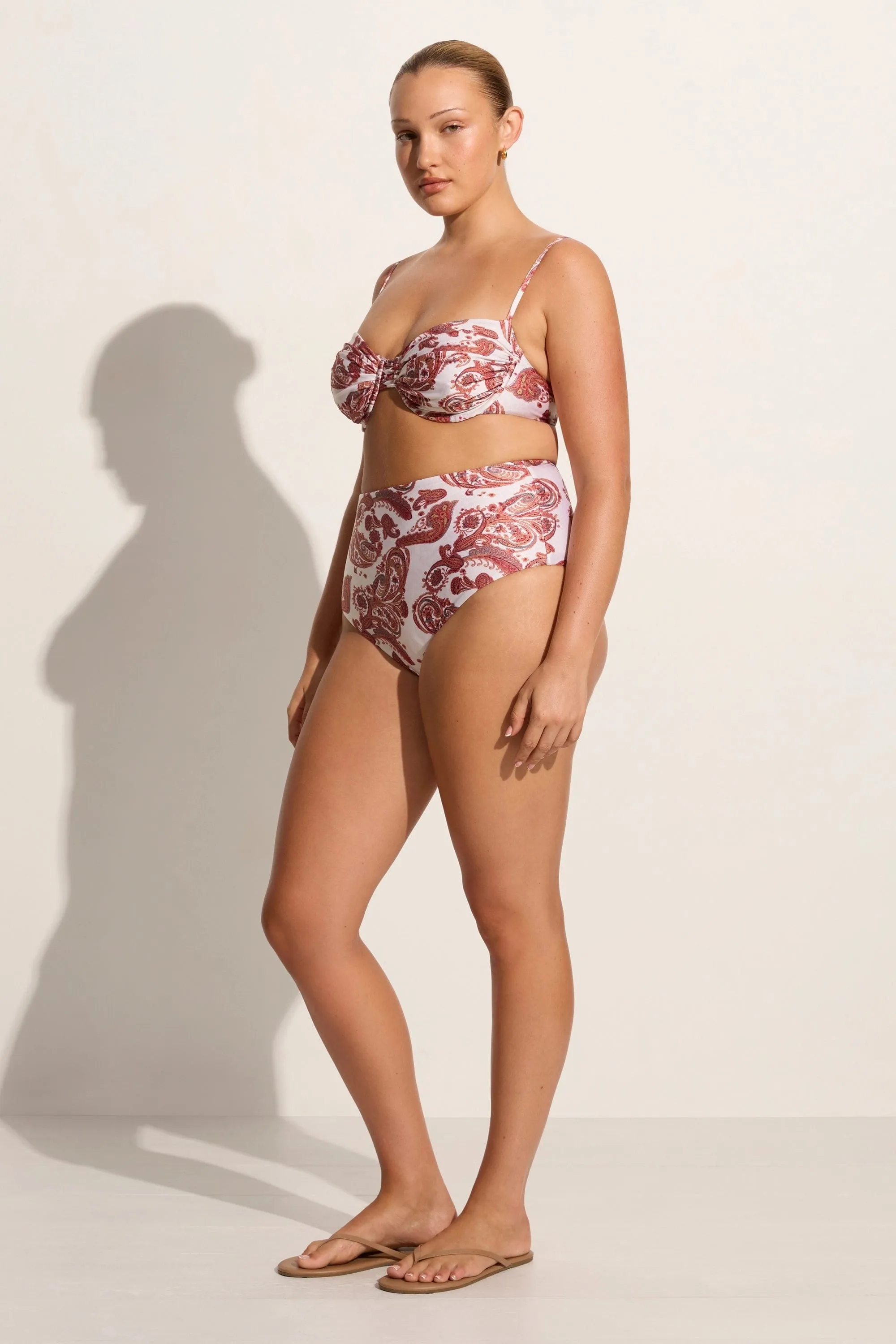 Reyes Bikini Bottoms Alessia Paisley - Final Sale sold by Faithfull the Brand product image thumbnail 4