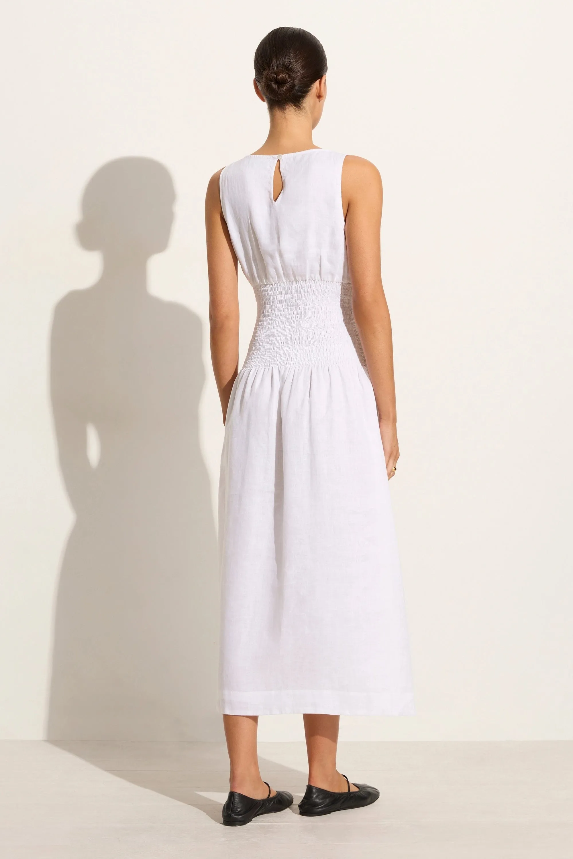 La Canella Midi Dress White - Final Sale sold by Faithfull the Brand product image thumbnail 5