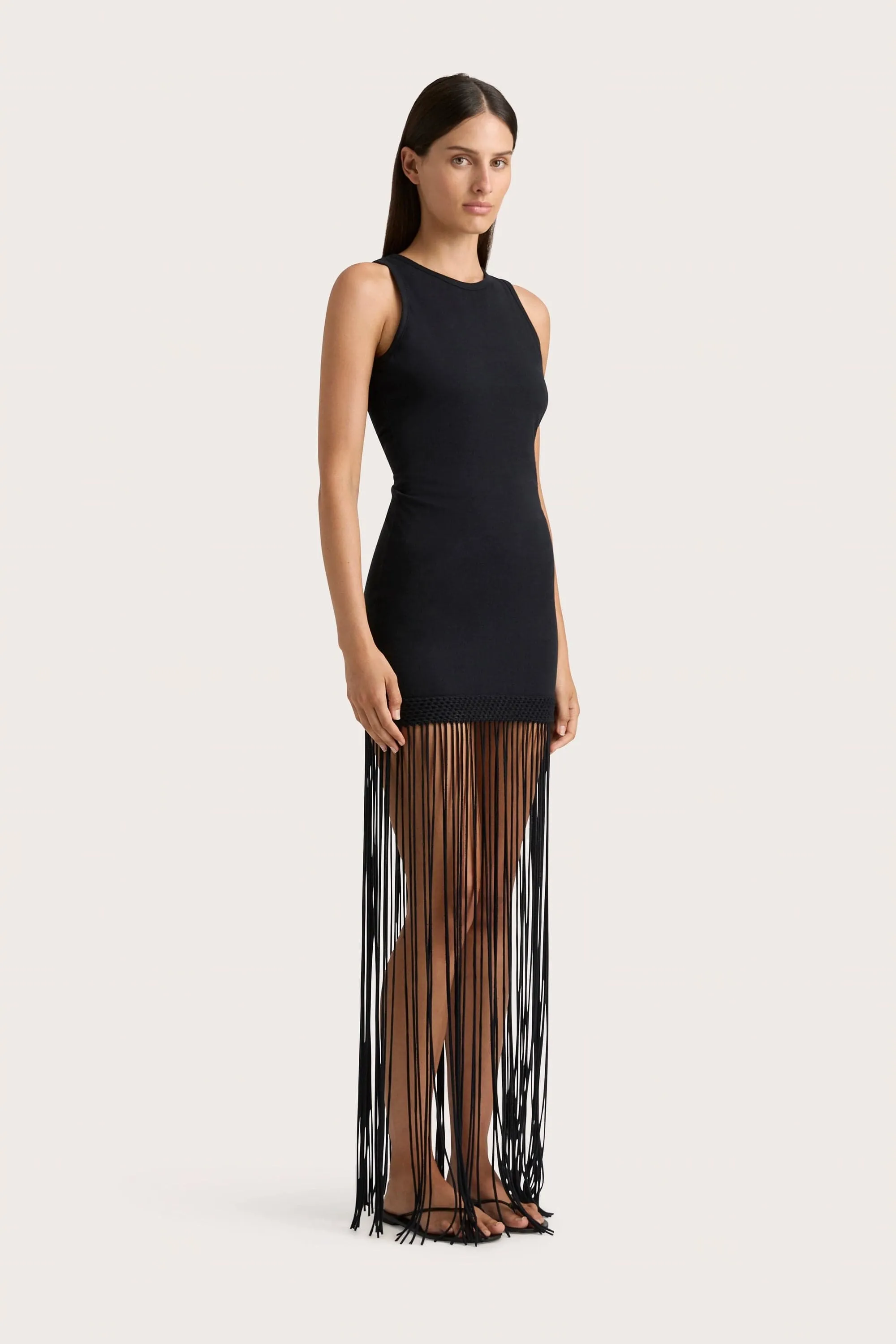 Maceio Fringed Dress Black - Final Sale sold by Faithfull the Brand product image thumbnail 4