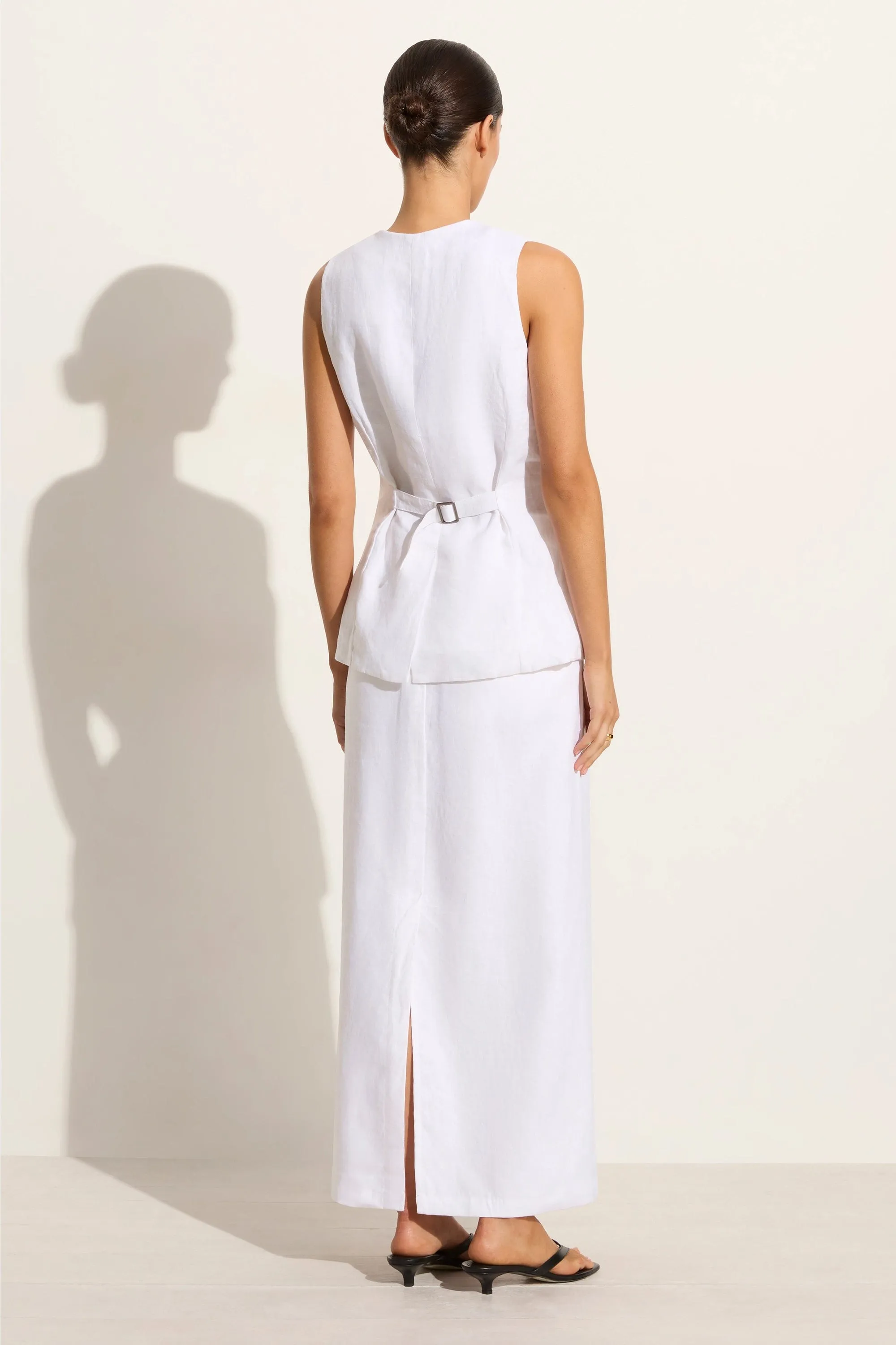 Nelli Skirt White - Final Sale sold by Faithfull the Brand product image thumbnail 5