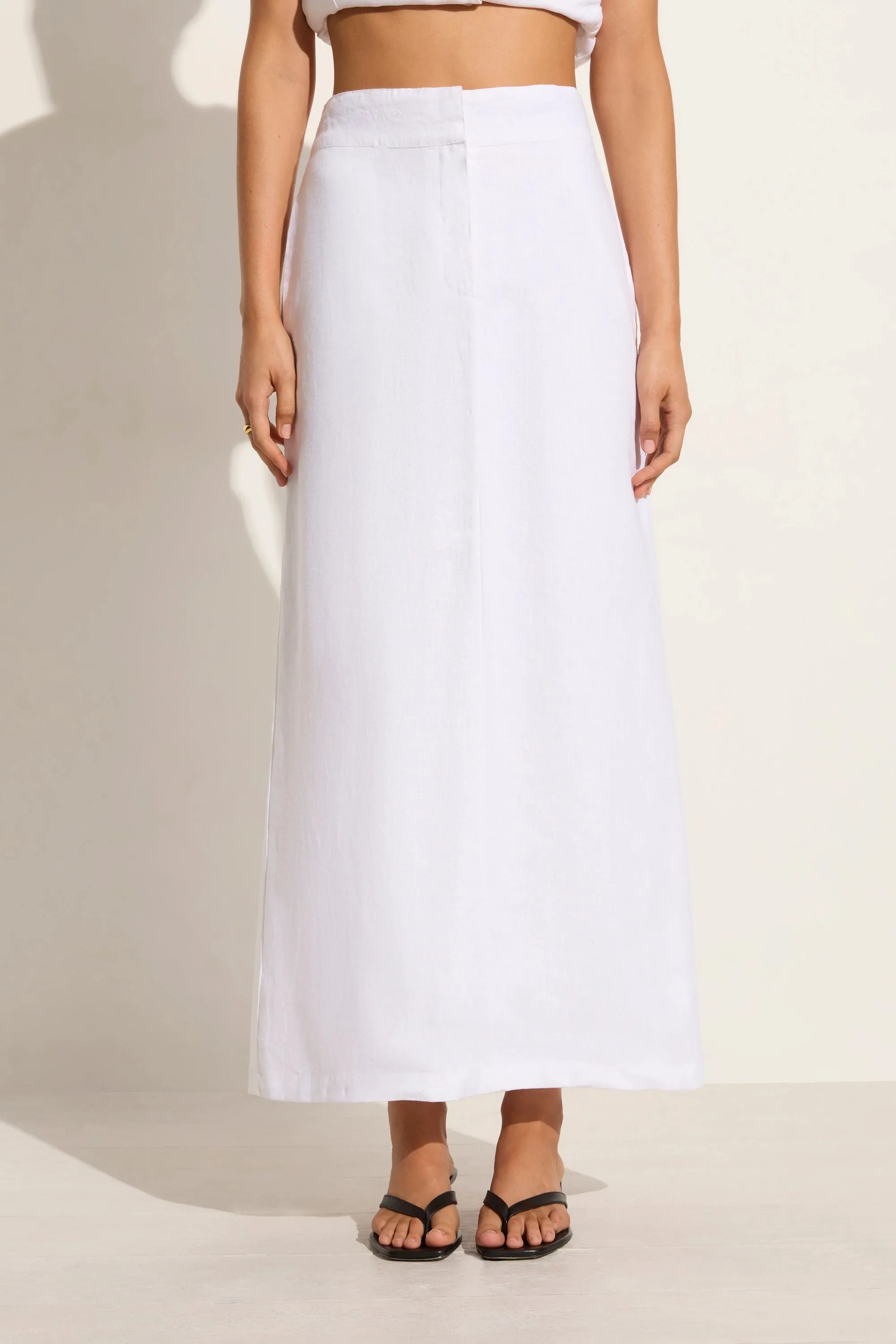 Nelli Skirt White - Final Sale sold by Faithfull the Brand product image thumbnail 3