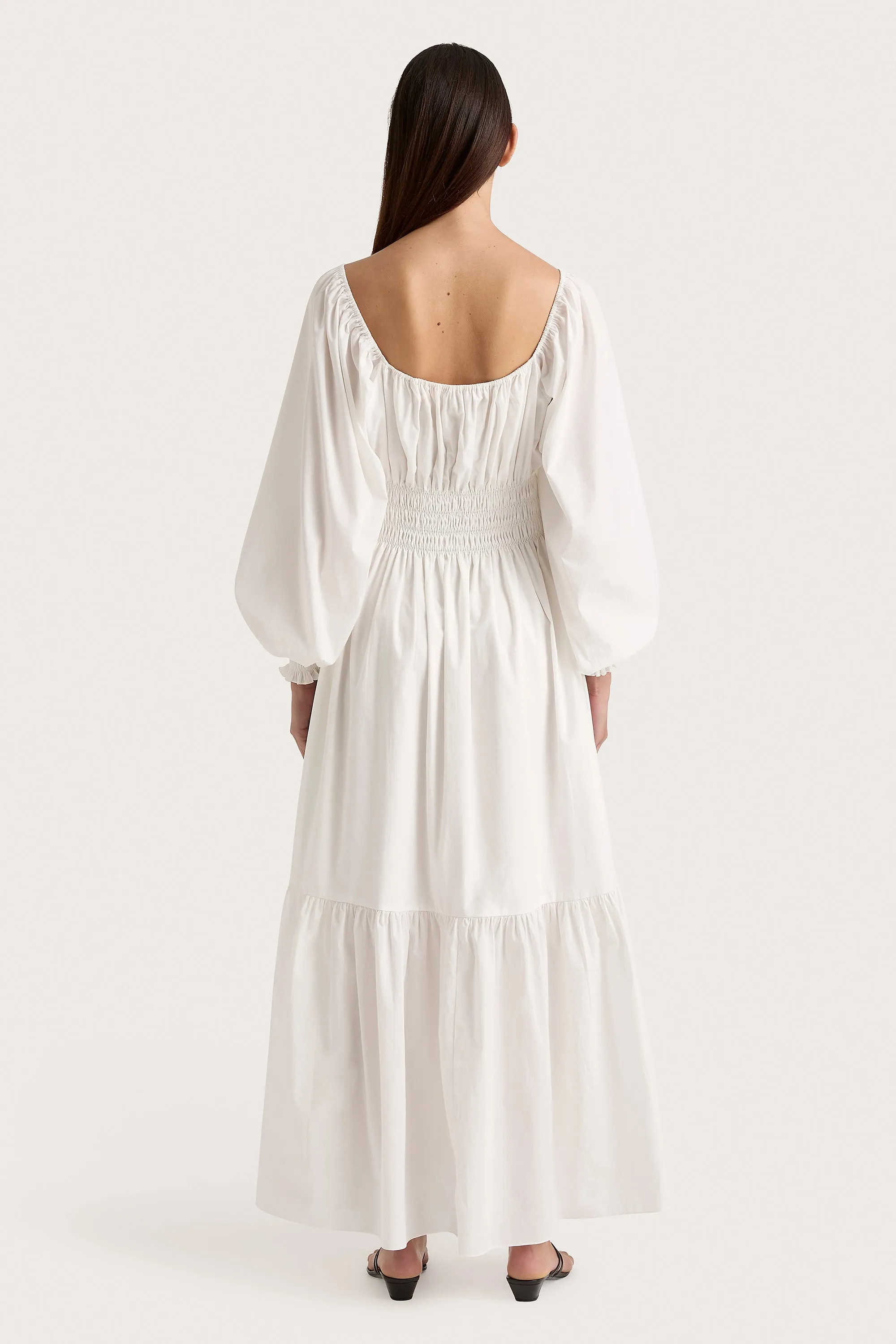 Fleur Maxi Dress White - Final Sale sold by Faithfull the Brand product image thumbnail 4