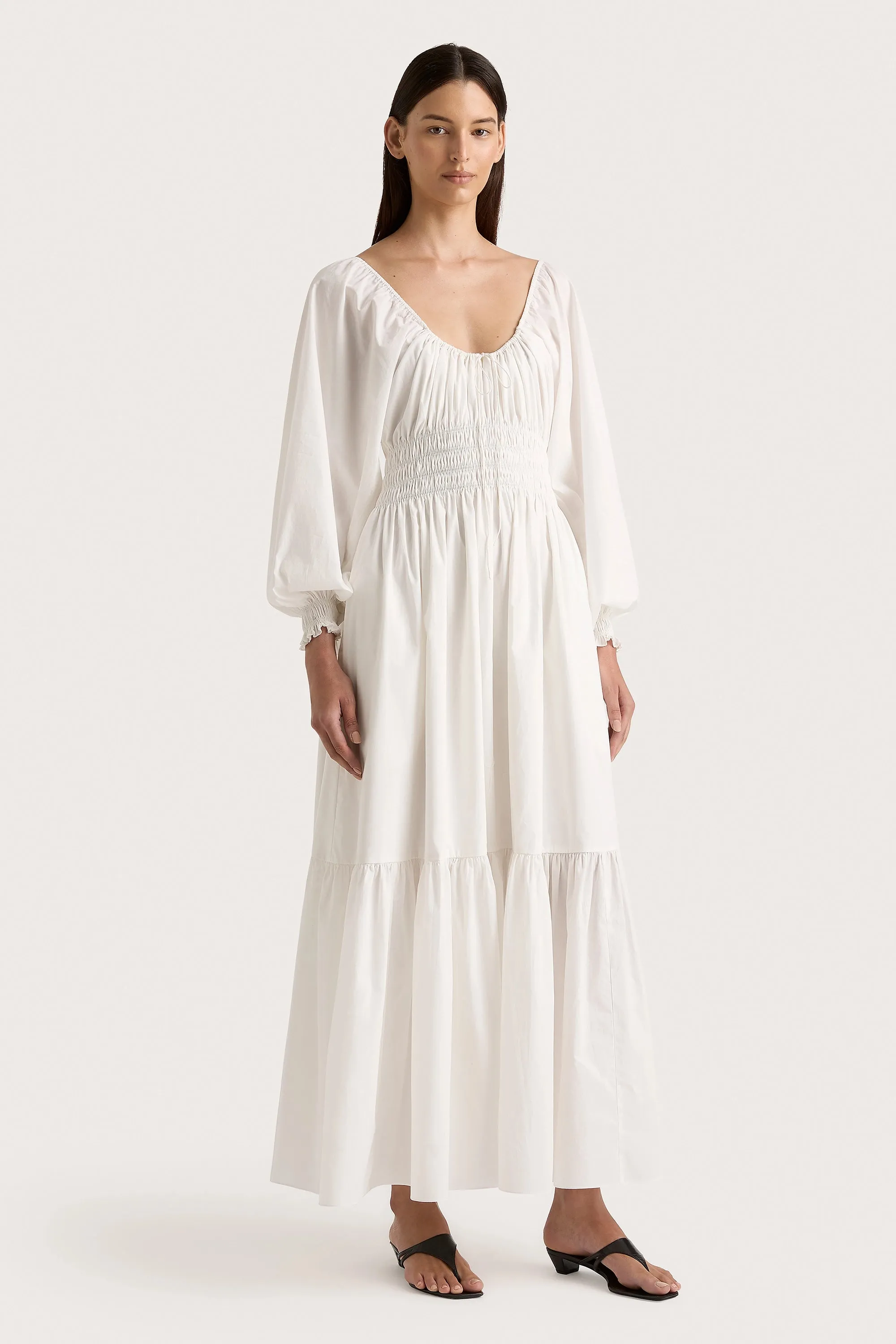 Fleur Maxi Dress White - Final Sale sold by Faithfull the Brand product image thumbnail 3