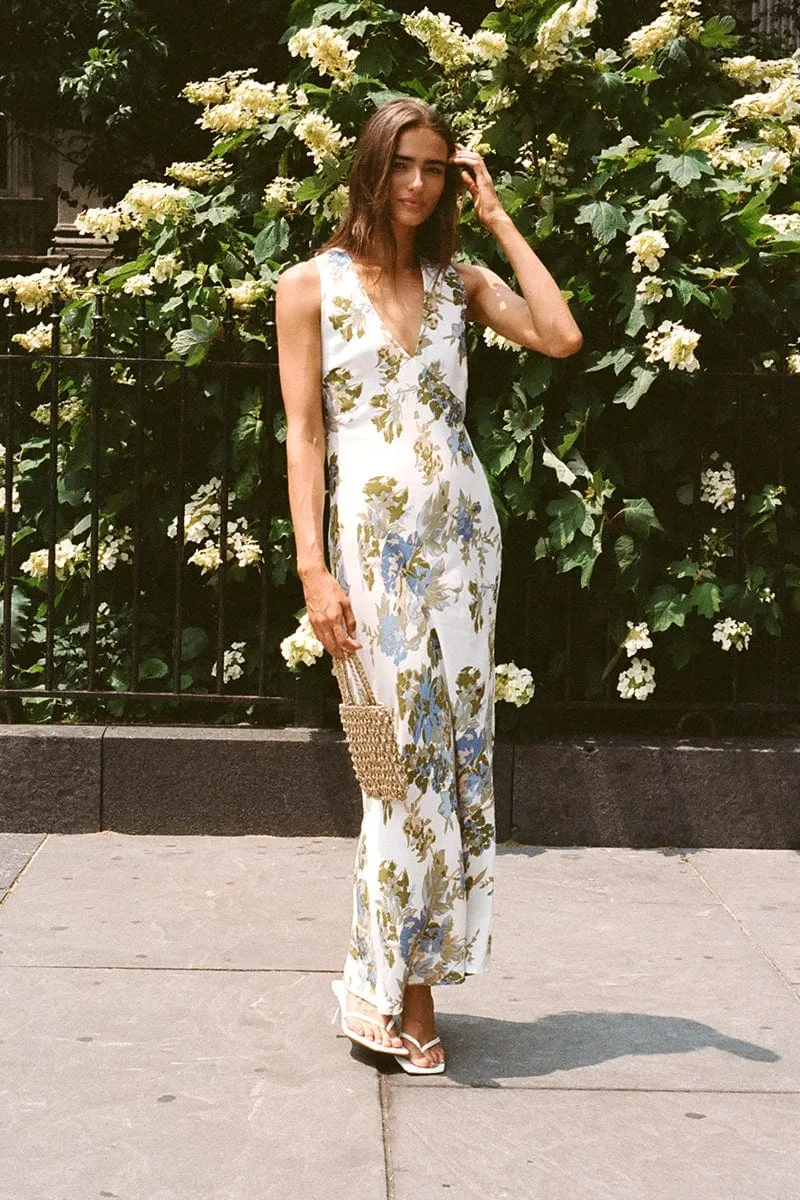 Romi Maxi Dress Escala Floral Ivory sold by Faithfull the Brand product image thumbnail 2