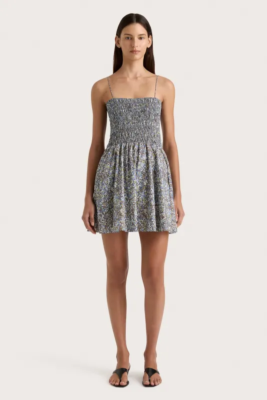 Josa Mini Dress Meander Blue - Final Sale sold by Faithfull the Brand