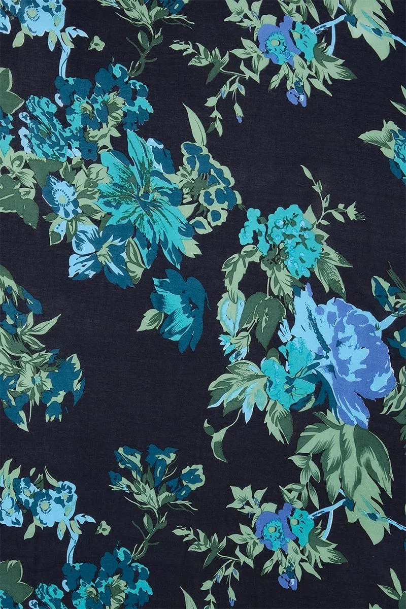 Amias Mini Dress Escala Floral Navy - Final Sale sold by Faithfull the Brand product image thumbnail 5