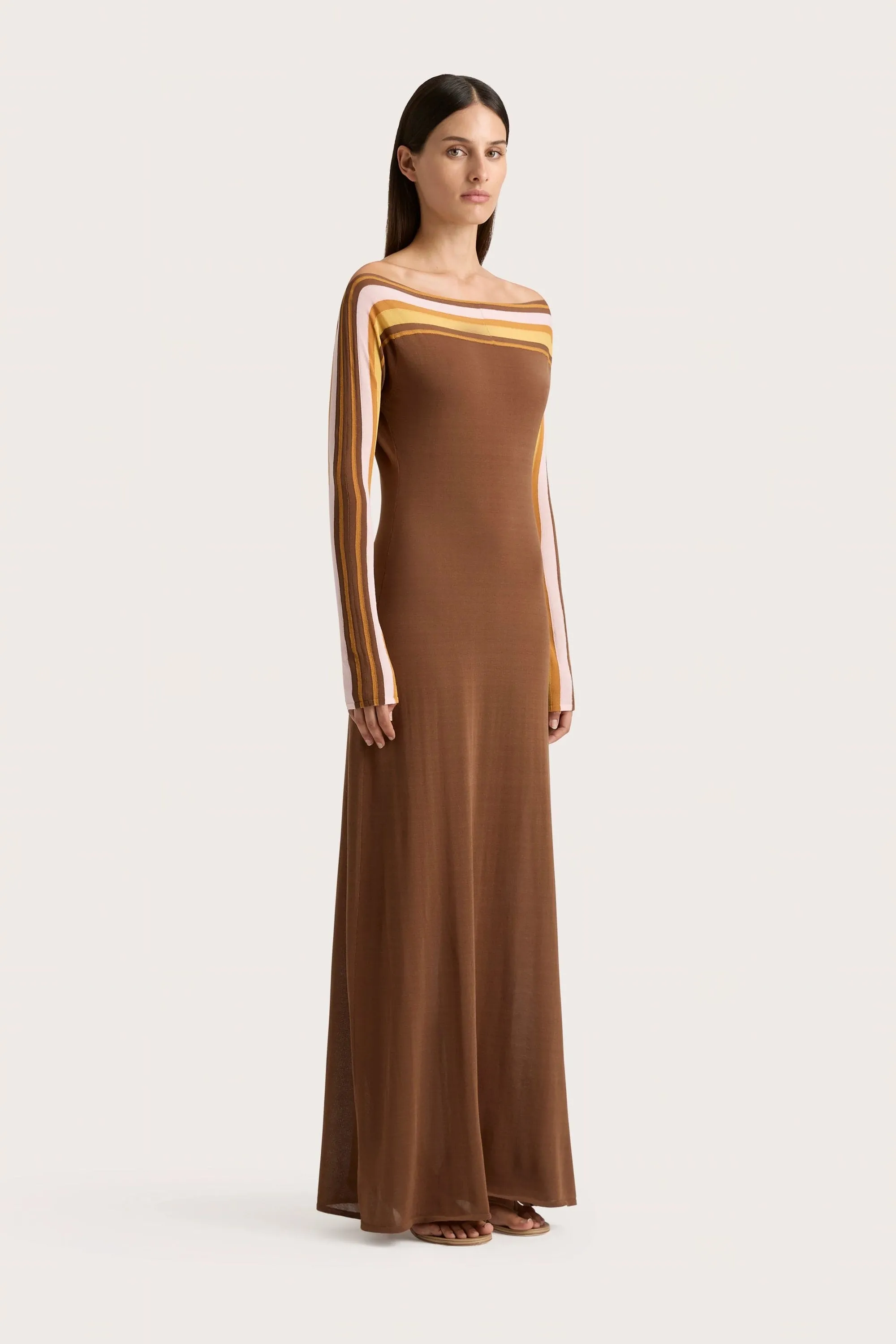 Citara Maxi Dress Cocoa - Final Sale sold by Faithfull the Brand product image thumbnail 4