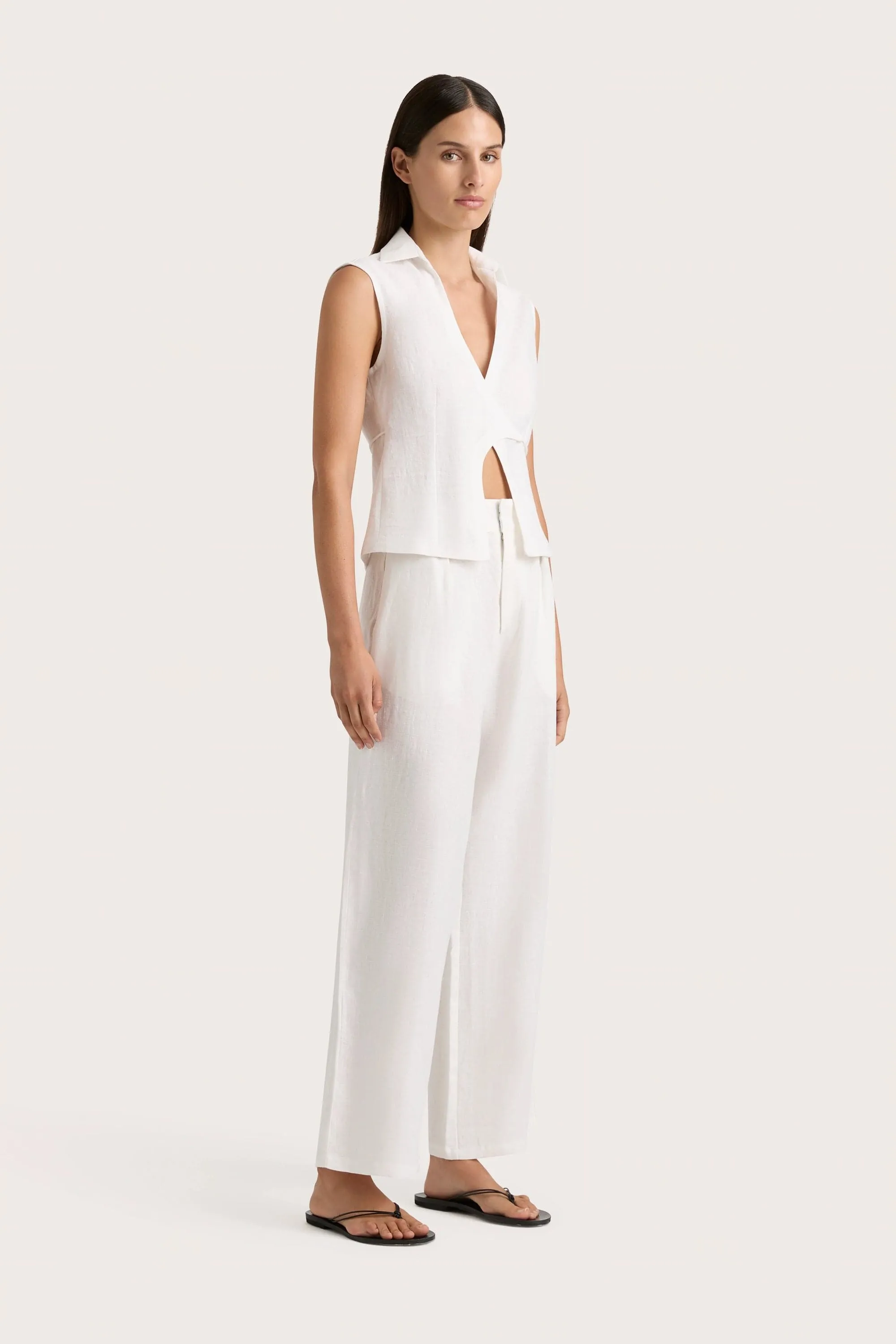 Ida Pant White sold by Faithfull the Brand product image thumbnail 3