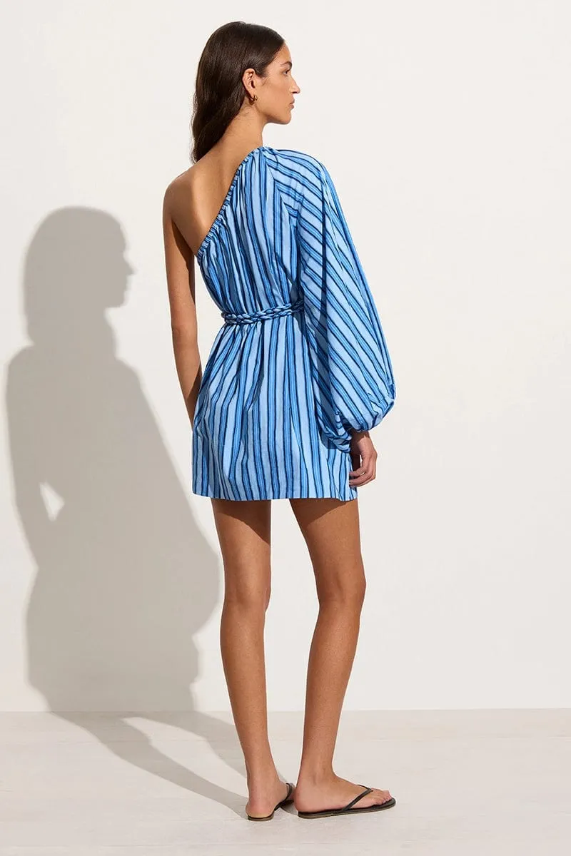Calia Mini Dress Akaia Stripe Blue sold by Faithfull the Brand product image thumbnail 5