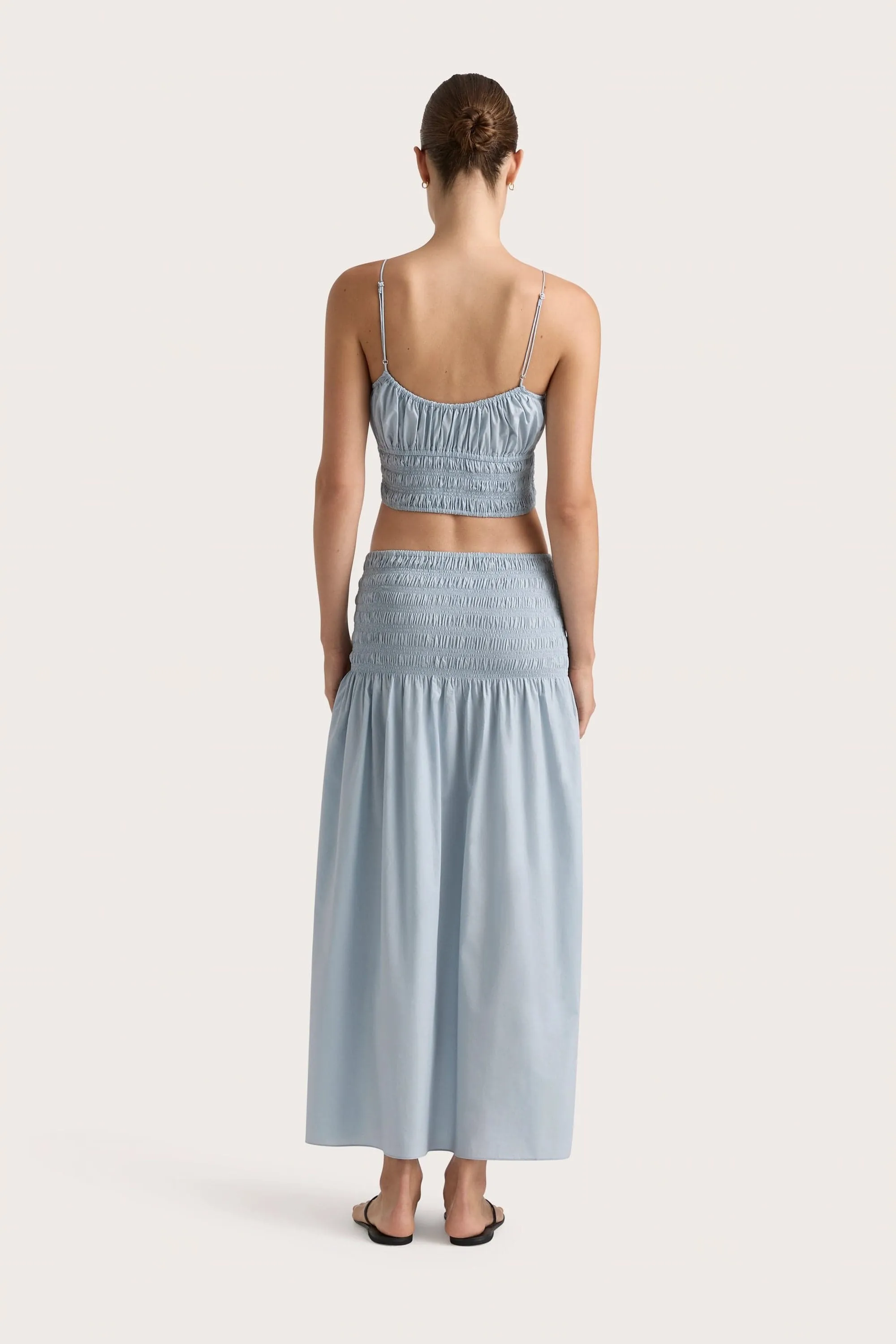 Baia Skirt Sky Blue - Final Sale sold by Faithfull the Brand product image thumbnail 4