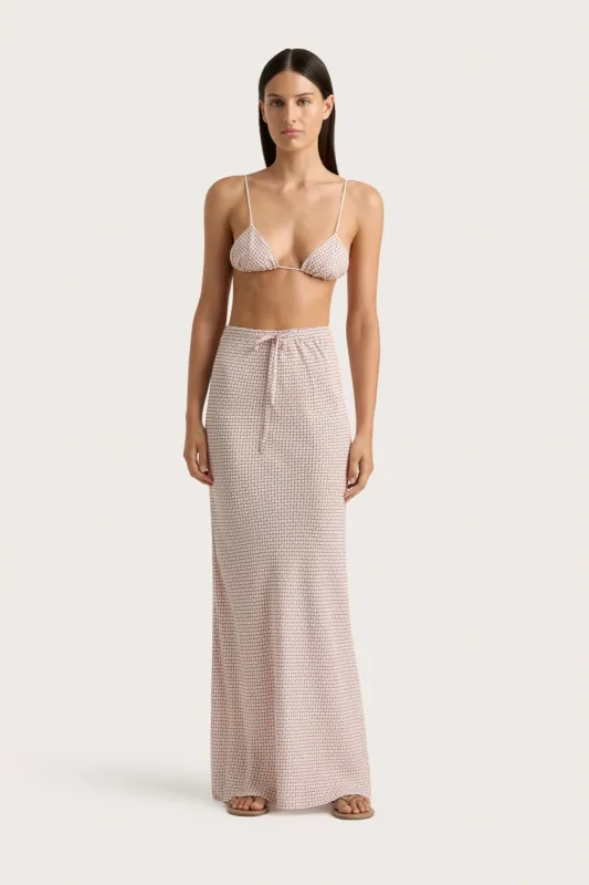 Menton Maxi Skirt Oliander Blush - Final Sale sold by Faithfull the Brand