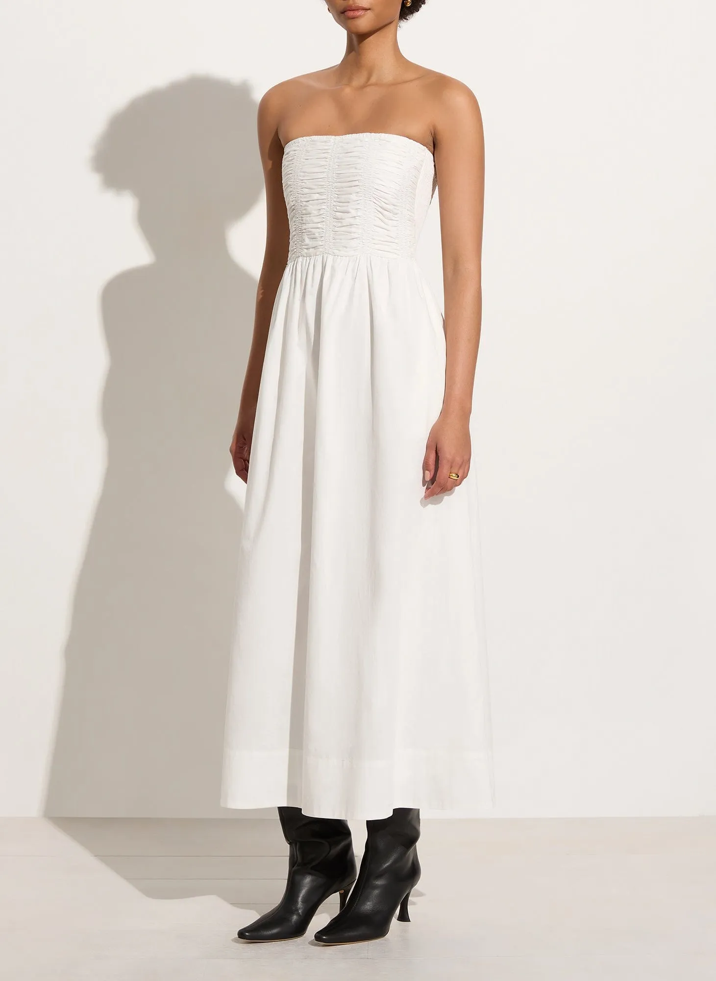 Dominquez Midi Dress White - Final Sale sold by Faithfull the Brand product image thumbnail 3