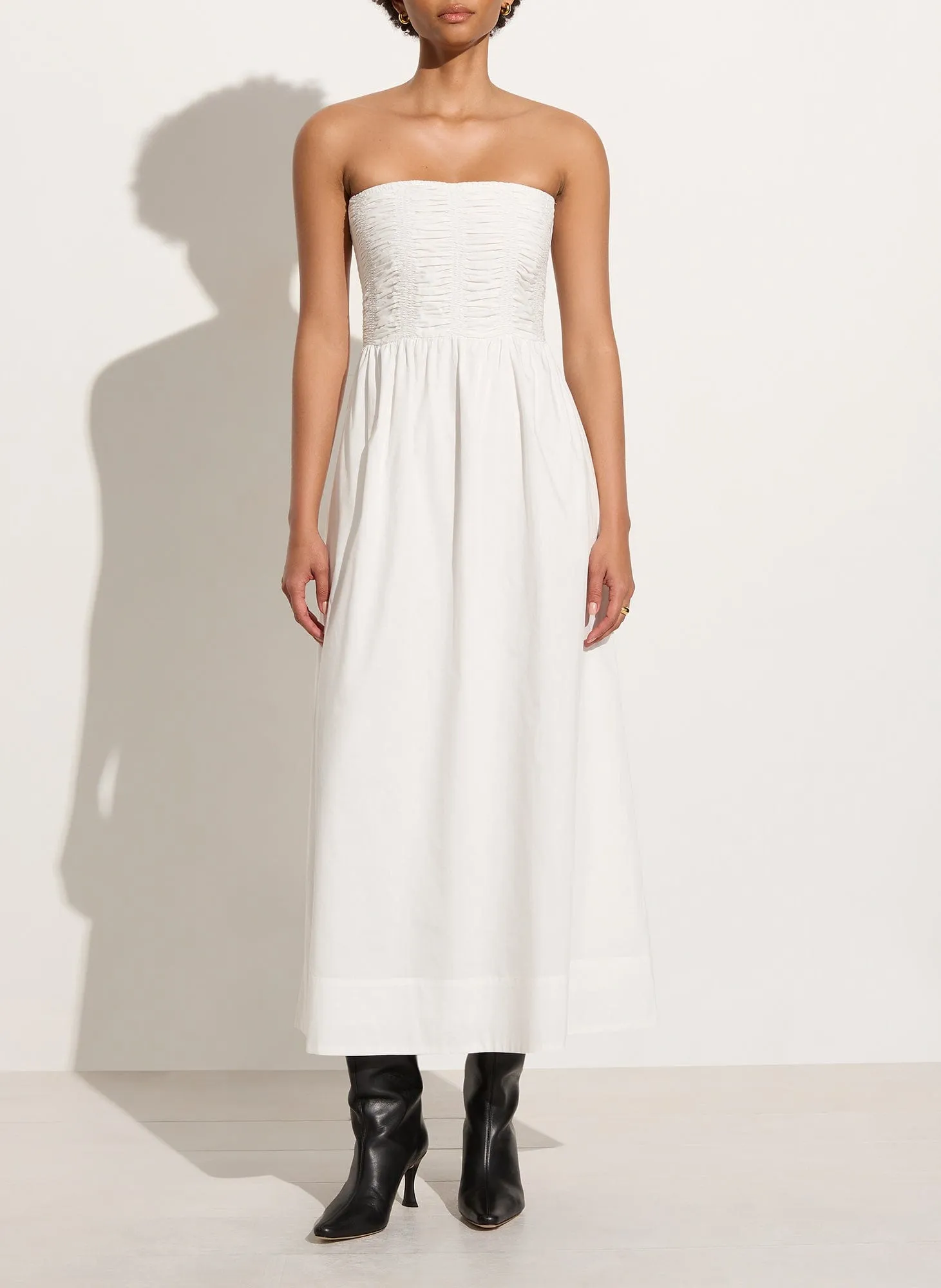 Dominquez Midi Dress White - Final Sale sold by Faithfull the Brand