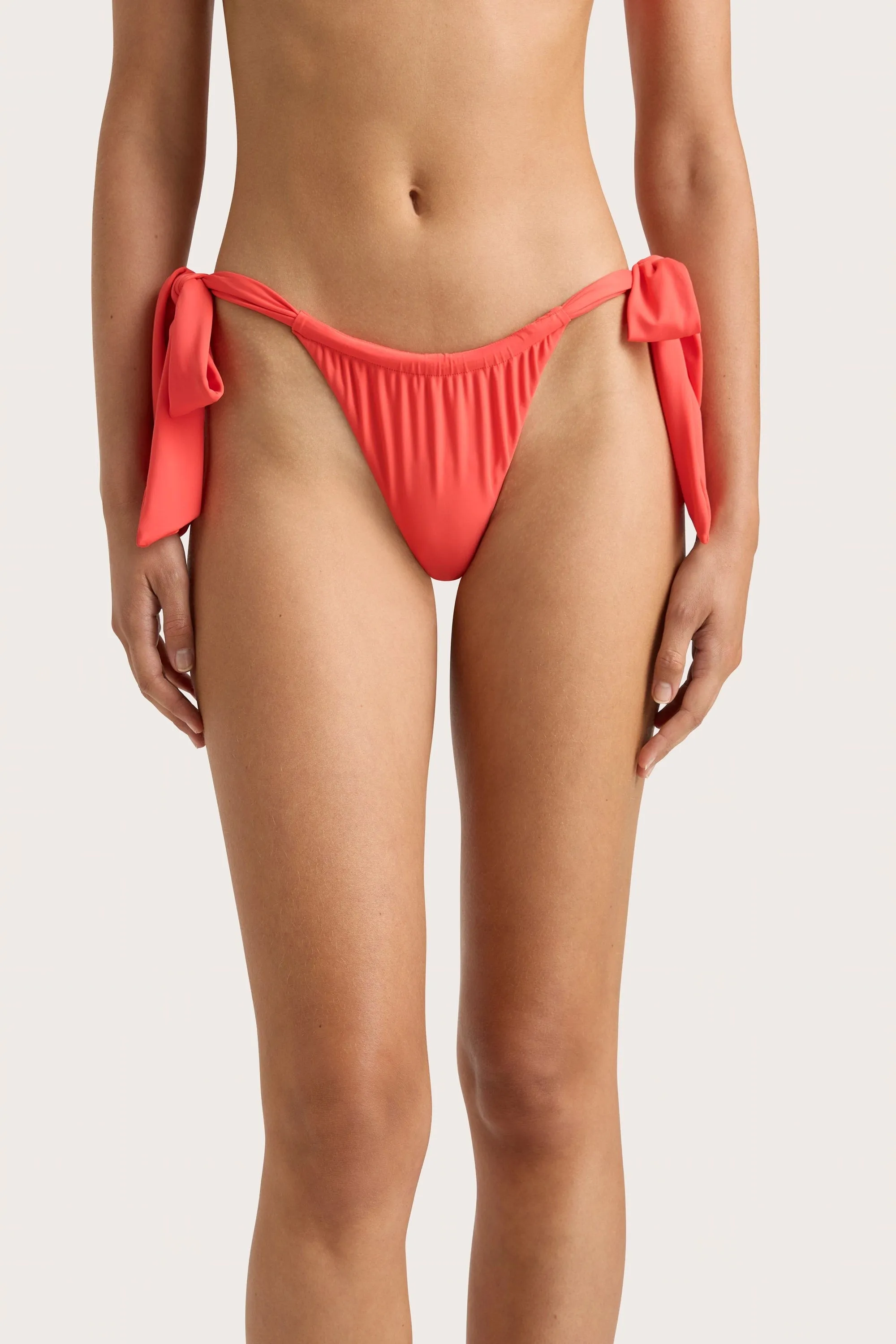 Costa Bikini Bottom Vermillion - Final Sale sold by Faithfull the Brand product image thumbnail 3