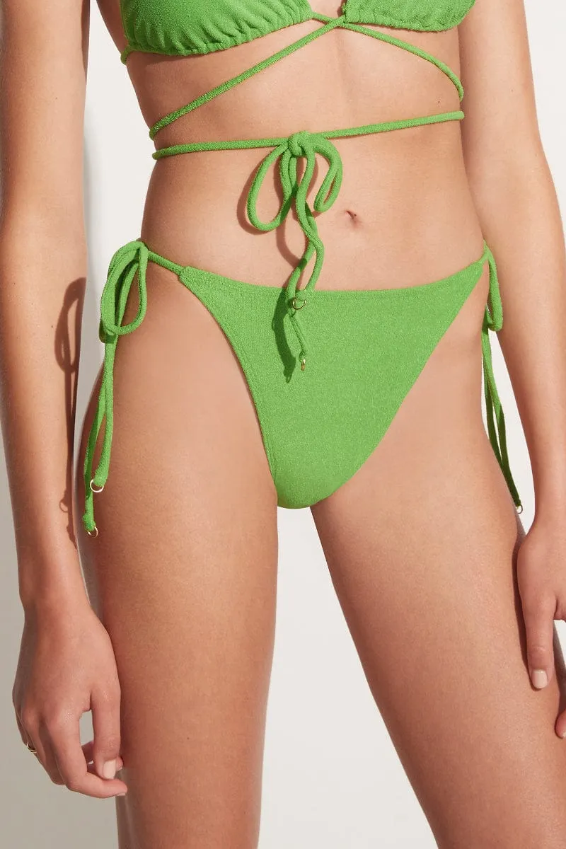 Andrea Bikini Bottoms Kiwifruit Towelling - Final Sale sold by Faithfull the Brand product image thumbnail 2
