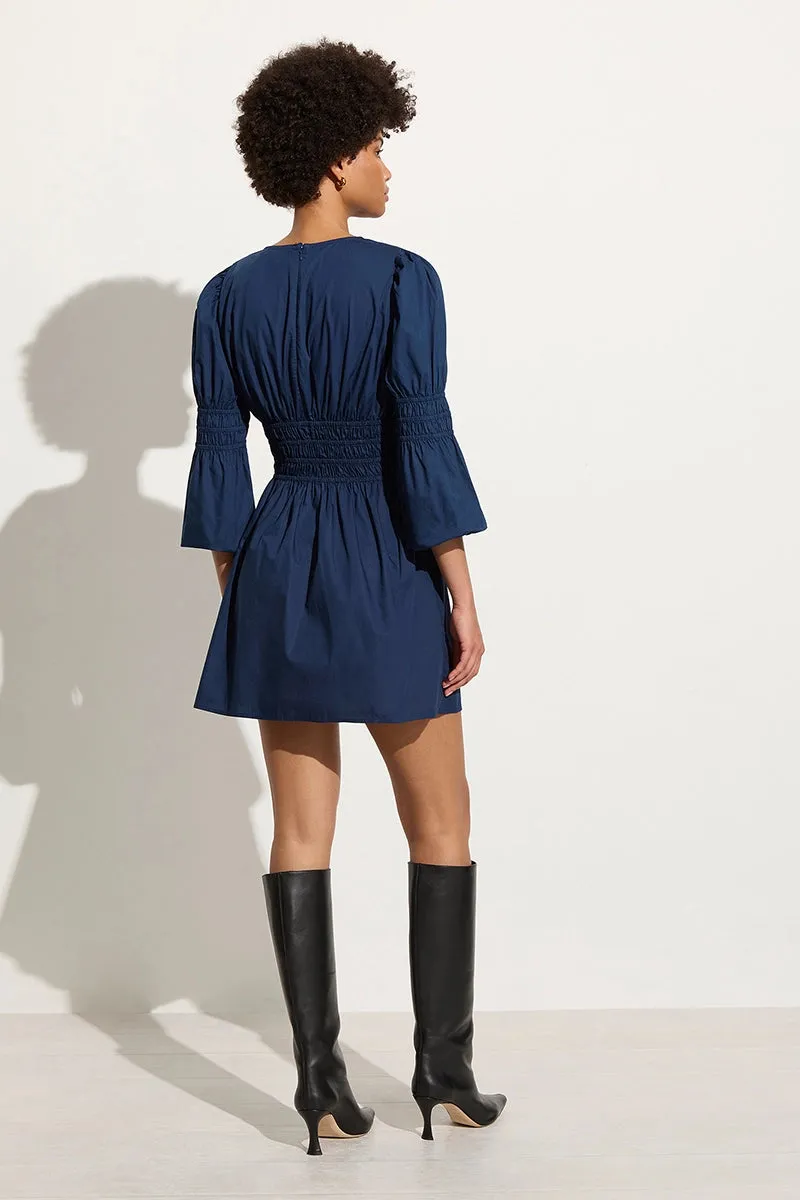 Noria Mini Dress Midnight Blue sold by Faithfull the Brand product image thumbnail 4