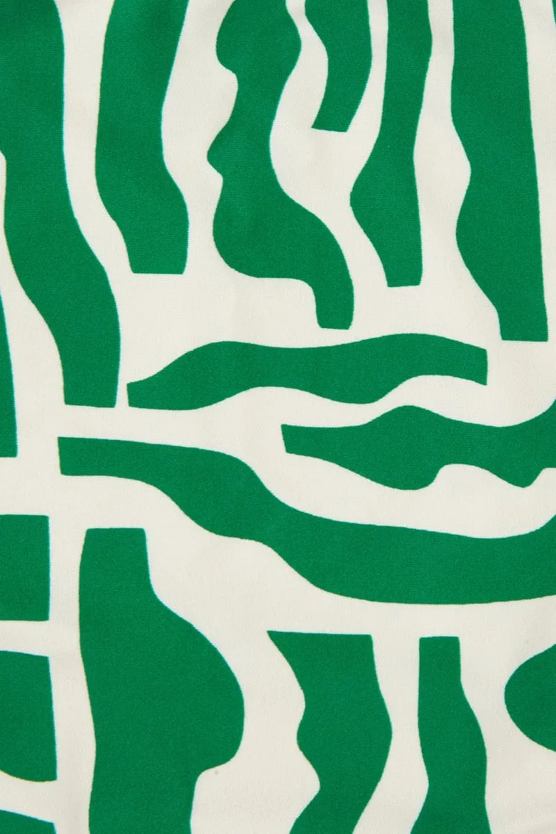 Chania Bikini Bottoms Tulli Print Green - Final Sale sold by Faithfull the Brand product image thumbnail 4