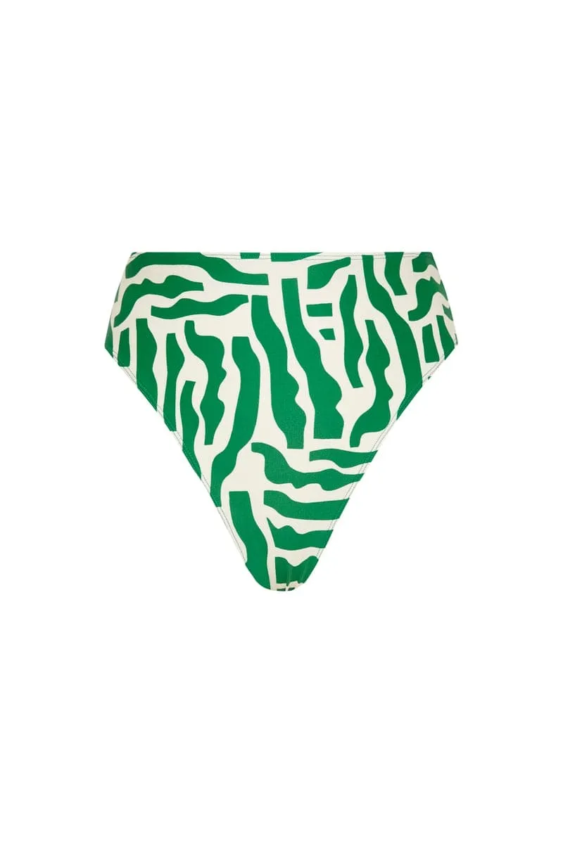 Chania Bikini Bottoms Tulli Print Green - Final Sale sold by Faithfull the Brand product image thumbnail 5