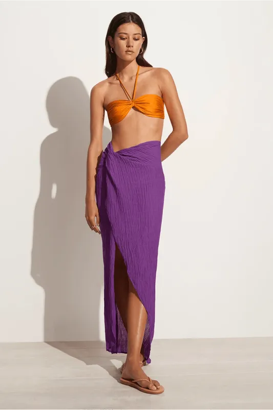 Lulu Maxi Skirt Violet - Final Sale sold by Faithfull the Brand