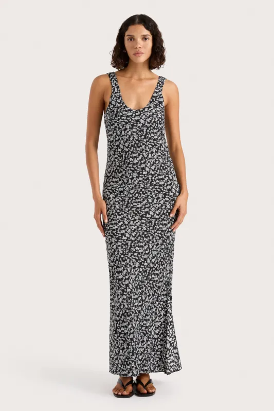 Olivia Maxi Dress Amaryllis Floral Black - Final Sale sold by Faithfull the Brand